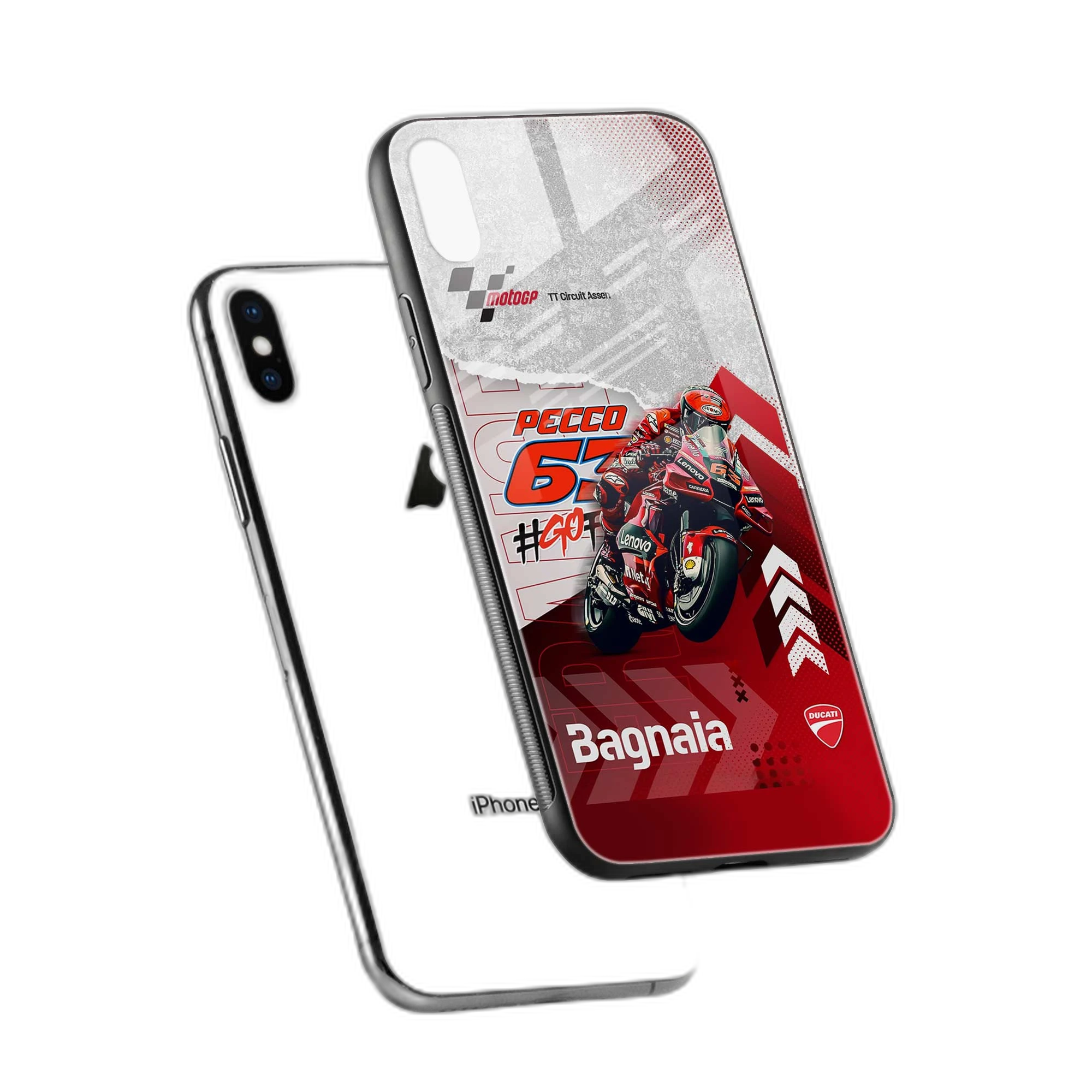 Francesco Bagnaia iPhone XS Back Cover view 2