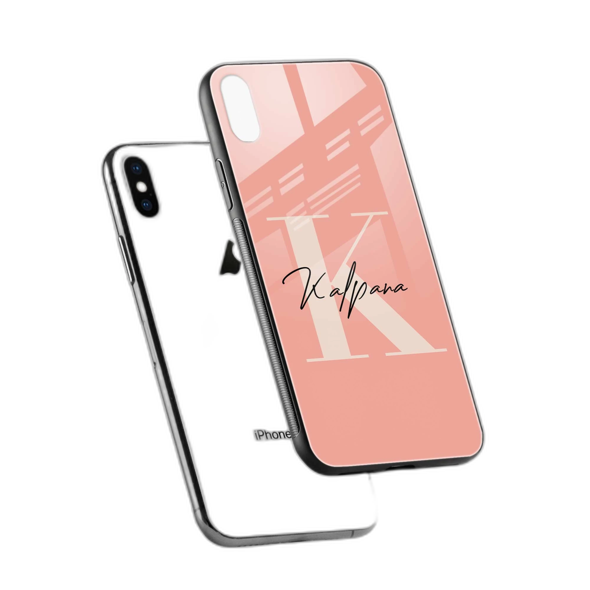 Personalised Name iPhone XS Back Cover view 2