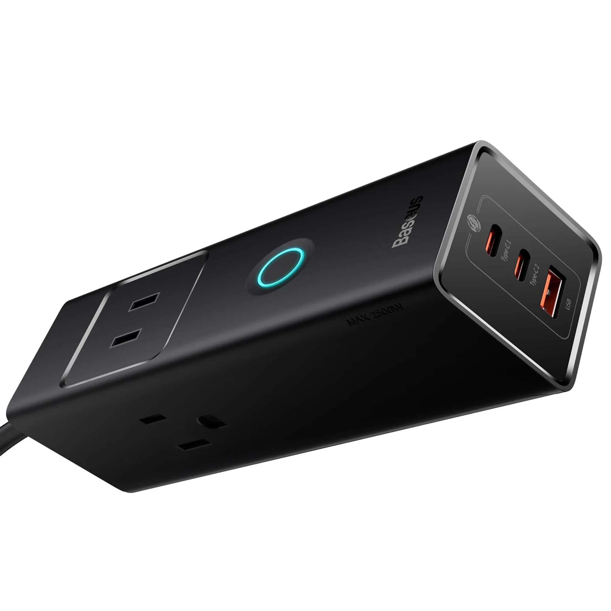 Baseus PowerCombo Power Strip with 3 AC Outlets and 2 USB Ports - 30W Lite