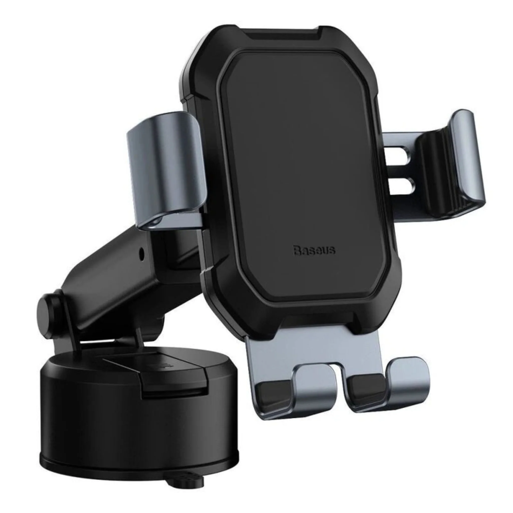 Baseus Tank Gravity Car Mount Holder with Suction Base - Tarnish Black