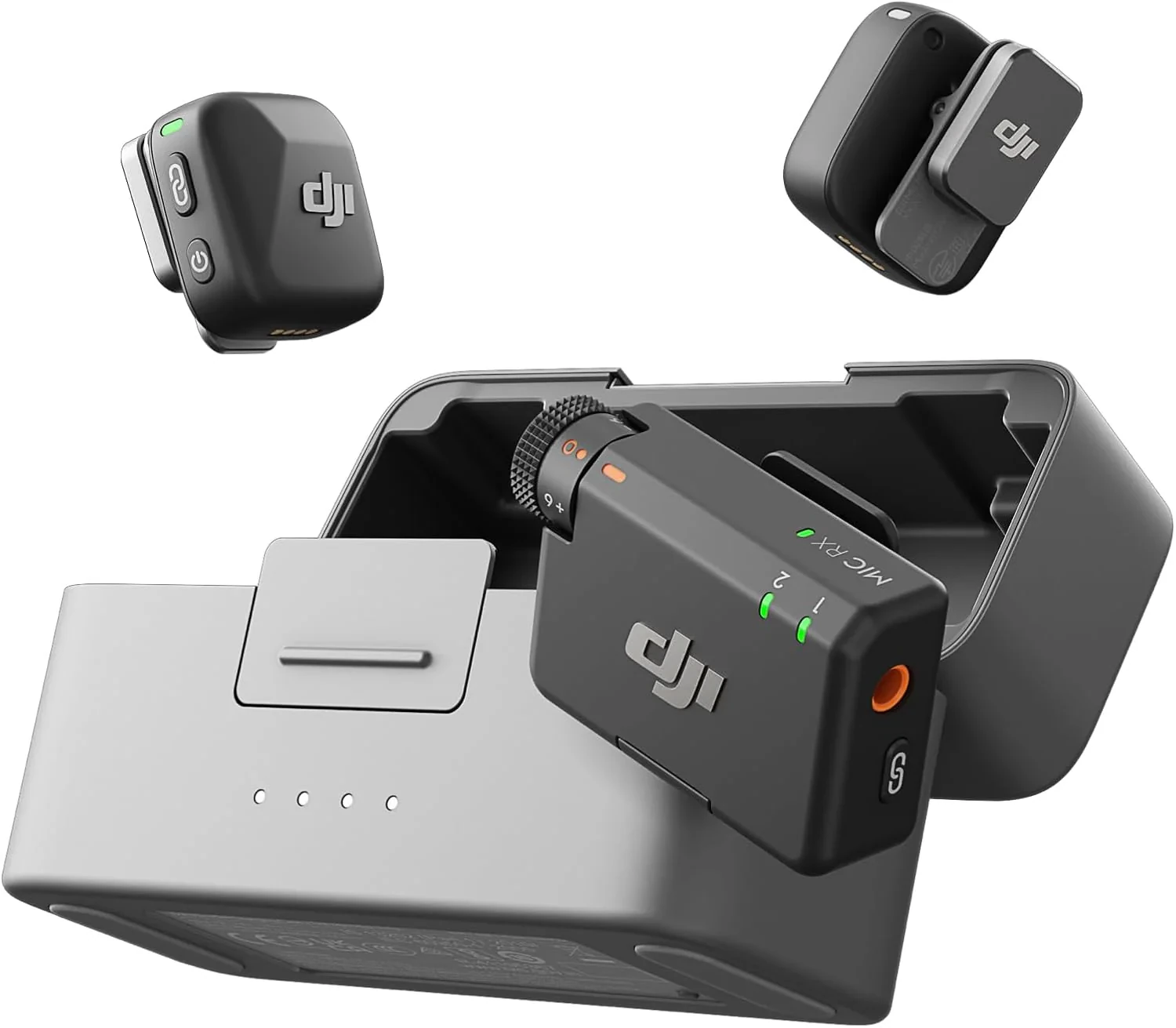 DJI Mic Mini 2 Wireless Microphone System with Charging Case