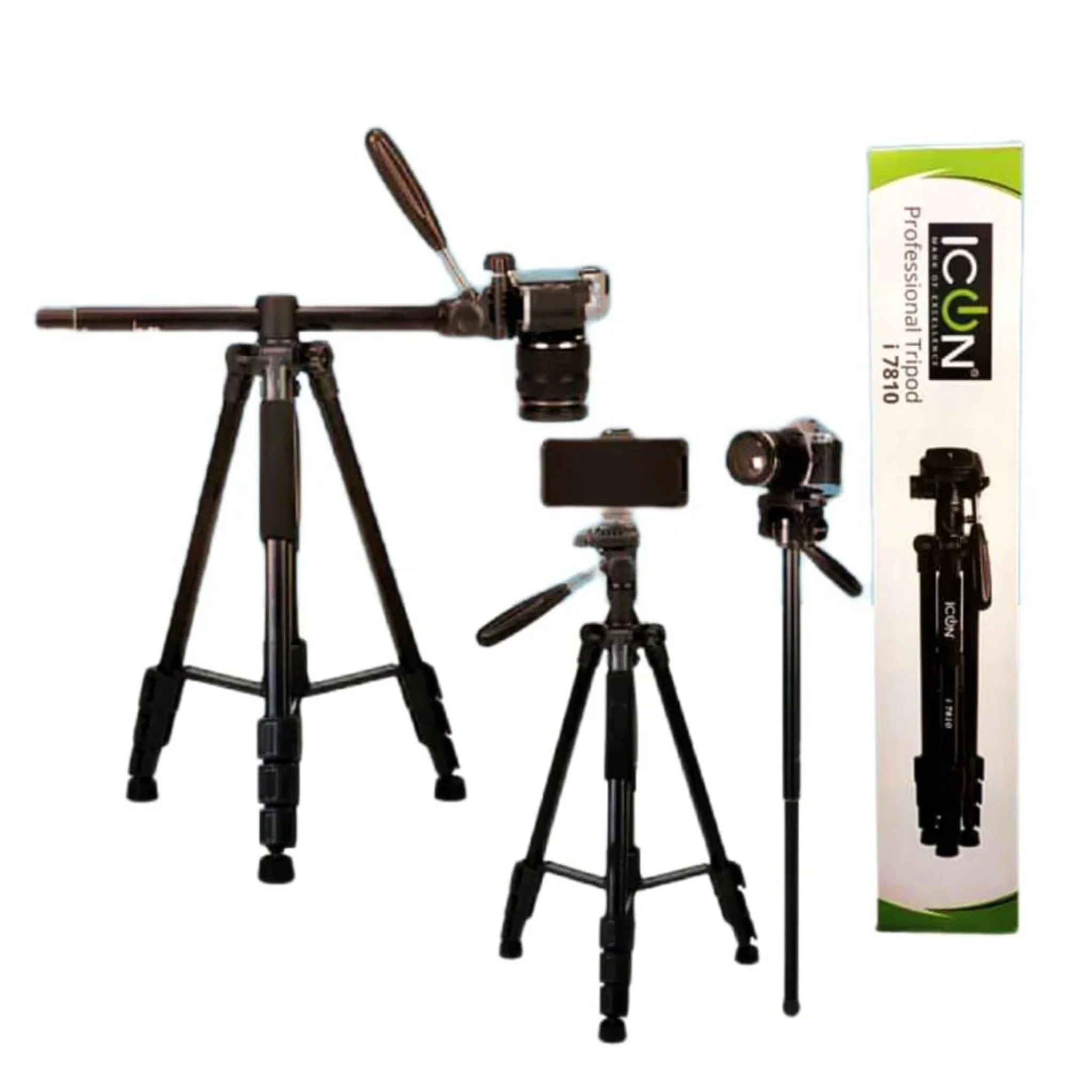 Icon 7810 Tripod Stand for Mobile Phones and Cameras