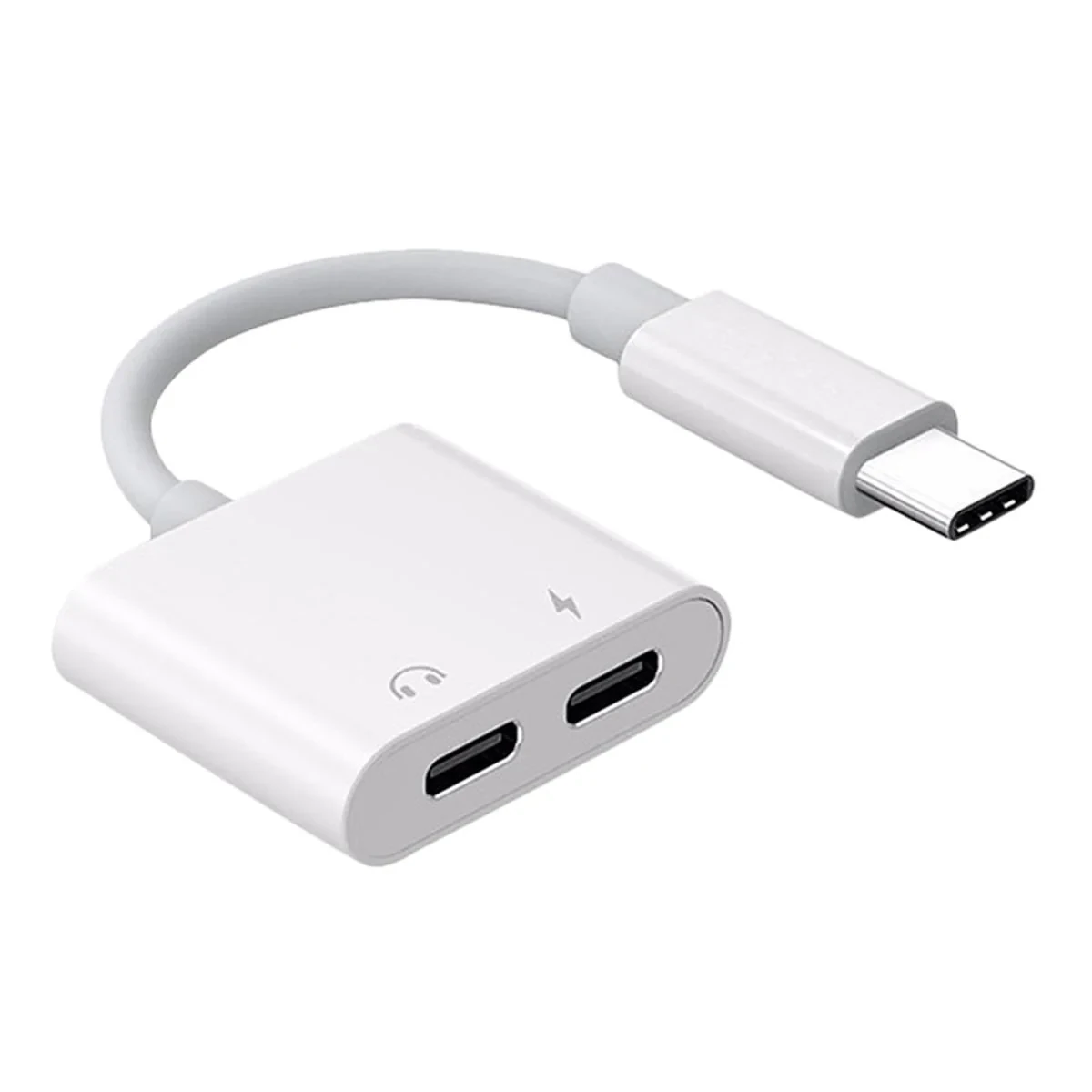 Joyroom 2-in-1 Dual Type-C Headphone Adapter for USB-C Devices