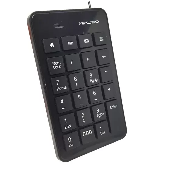 Mikuso Wired USB Mini Numeric Keypad with 23 Keys