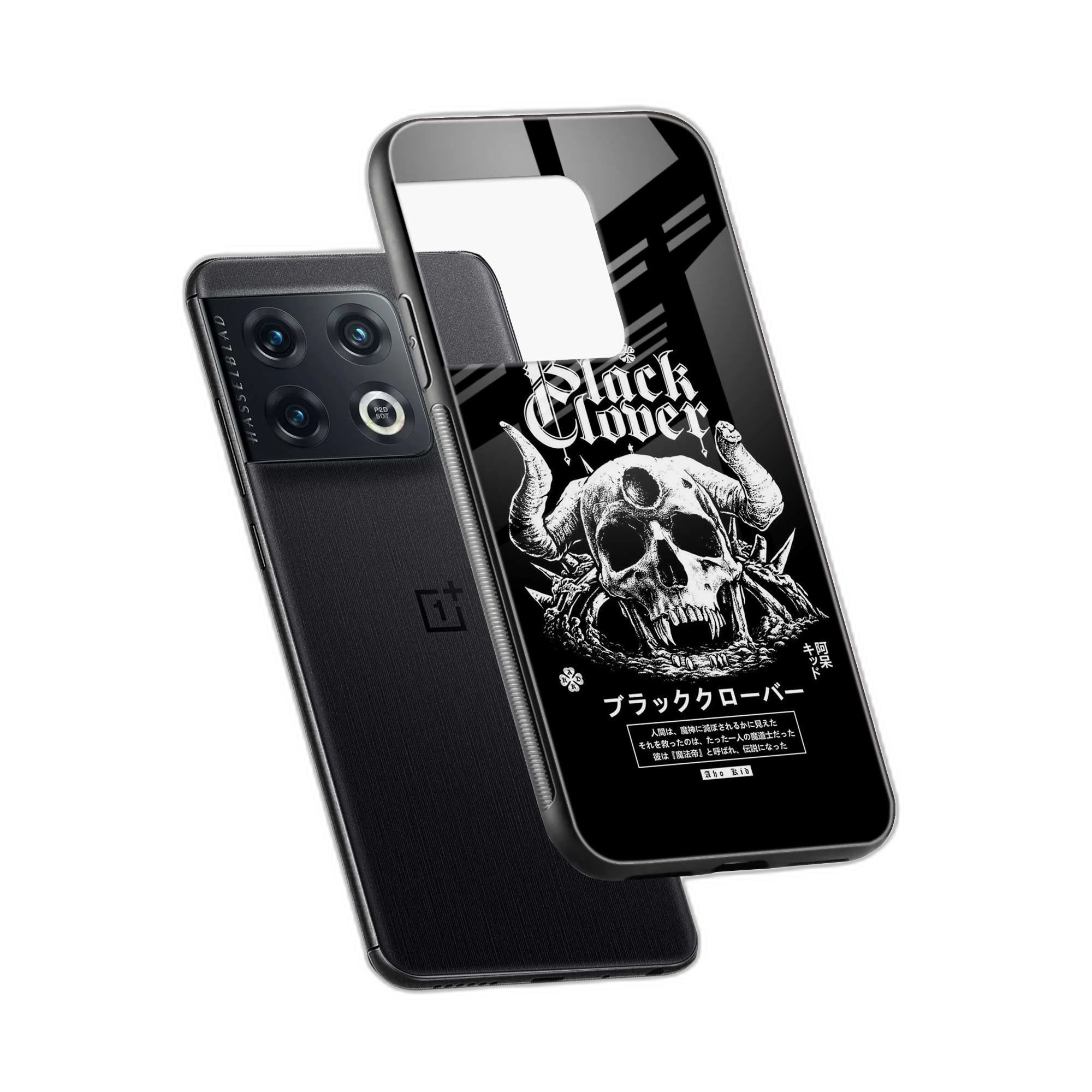 Black Skull OnePlus 10 Pro Back Cover view 2