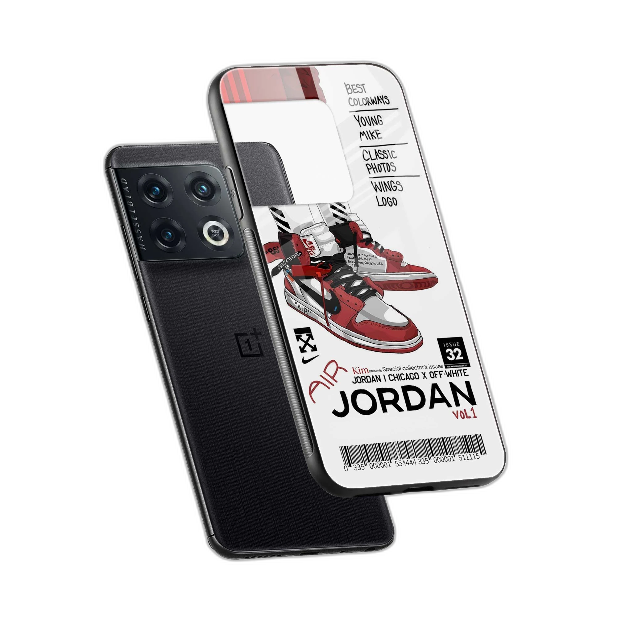 Red Sneakers OnePlus 10 Pro Back Cover view 2