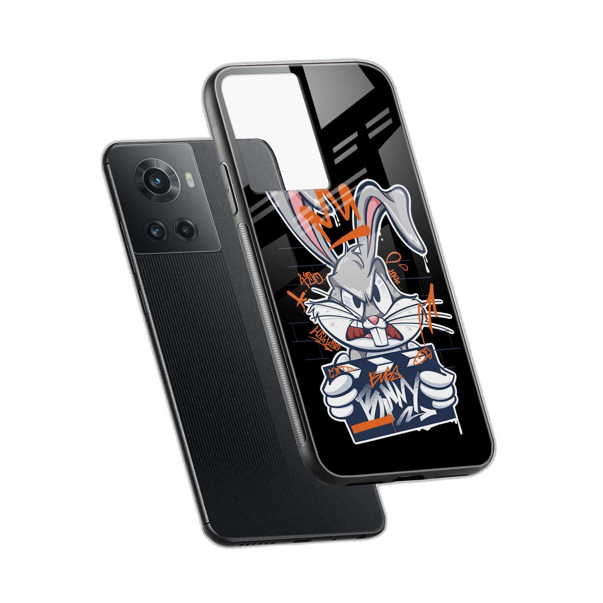 Angry Bunny OnePlus 10R Back Cover view 2