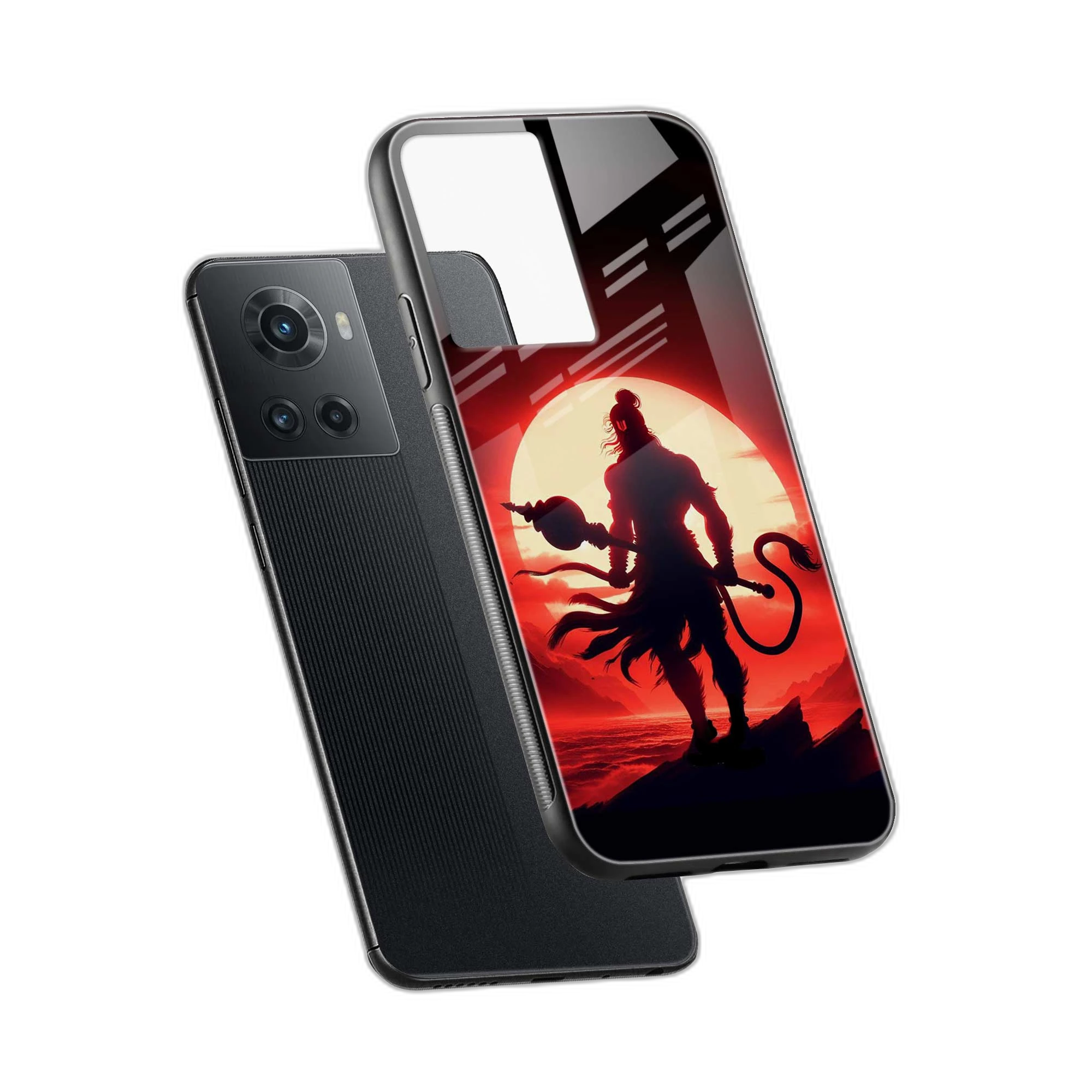 Bajrangbali OnePlus 10R Back Cover view 2
