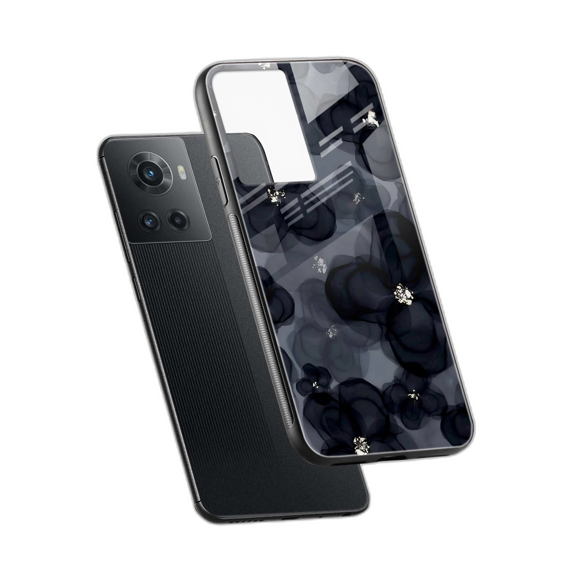 Black Beauty OnePlus 10R Back Cover view 2