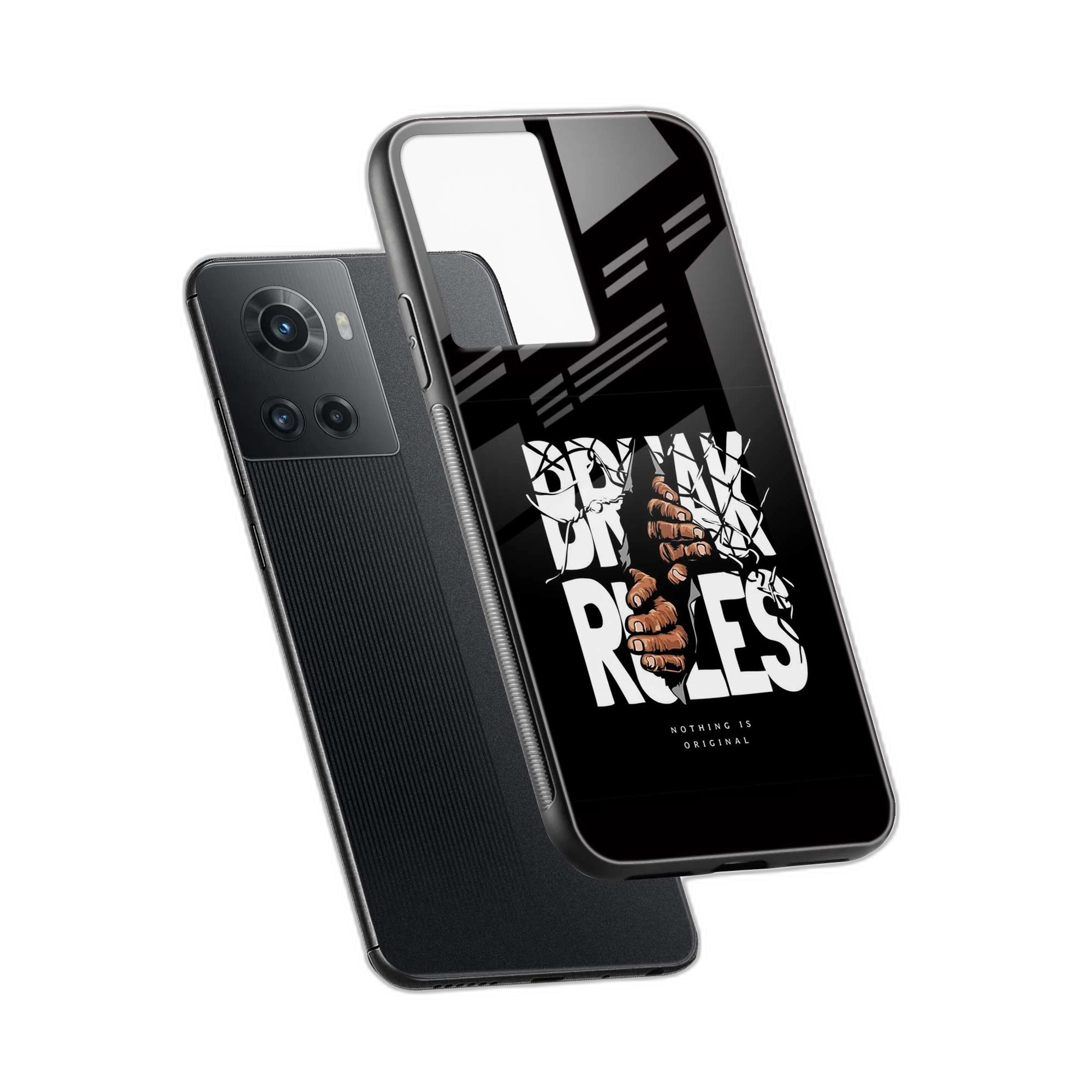 Break Rules OnePlus 10R Back Cover view 2