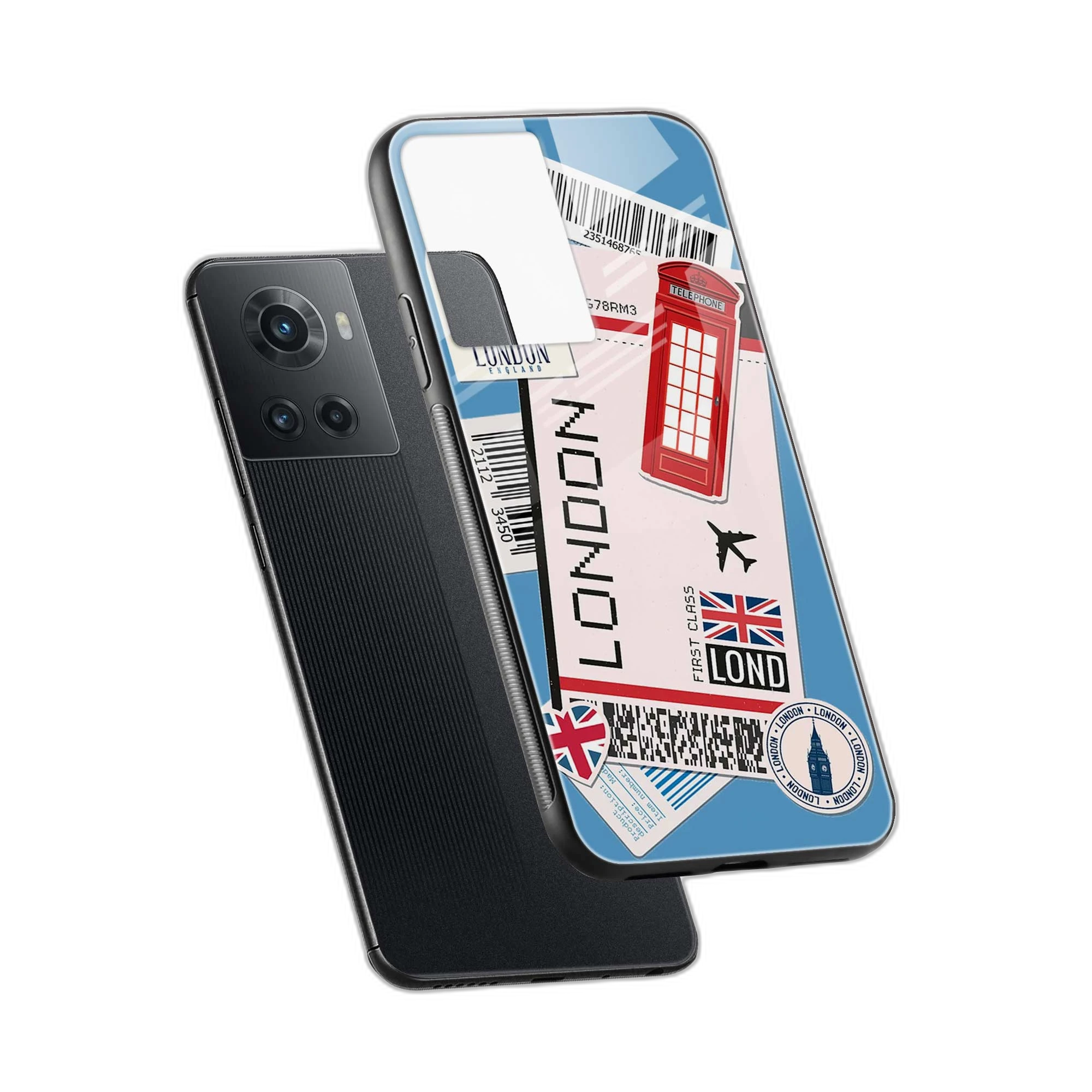 London OnePlus 10R Back Cover view 2