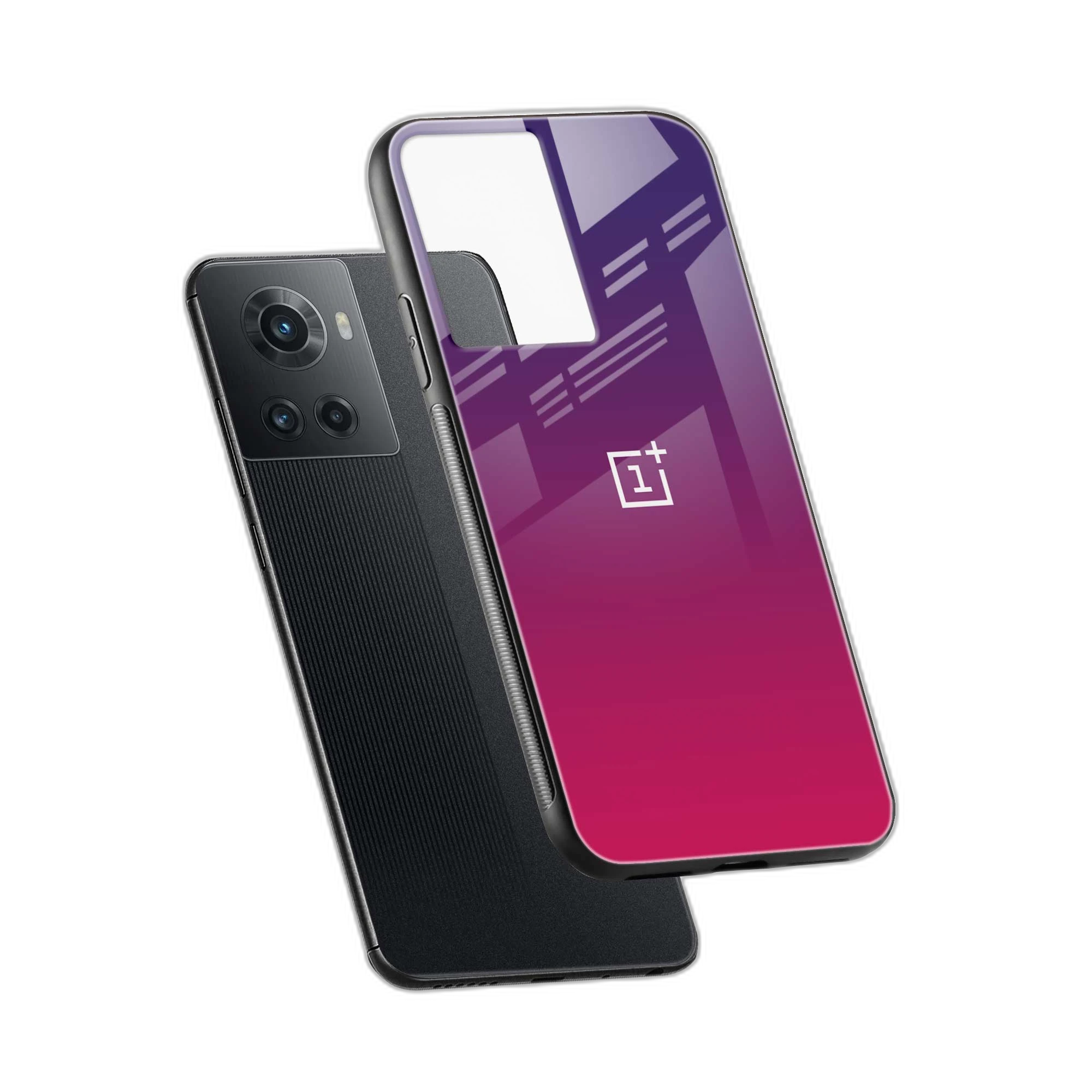 Pink Rise OnePlus 10R Back Cover view 2