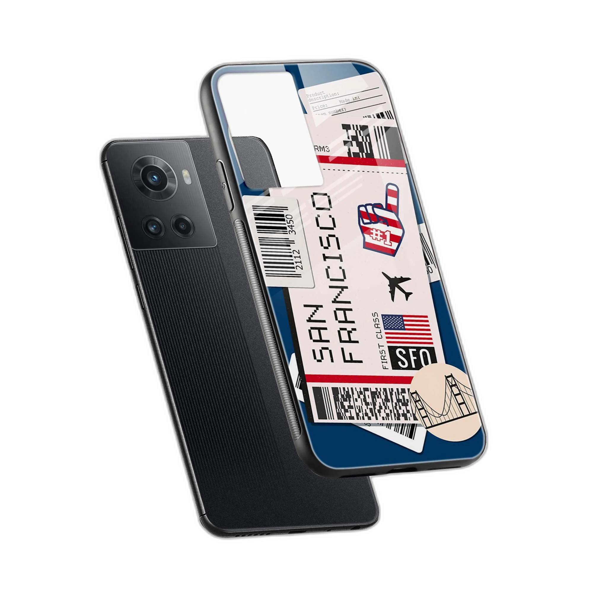 San Francisco OnePlus 10R Back Cover view 2