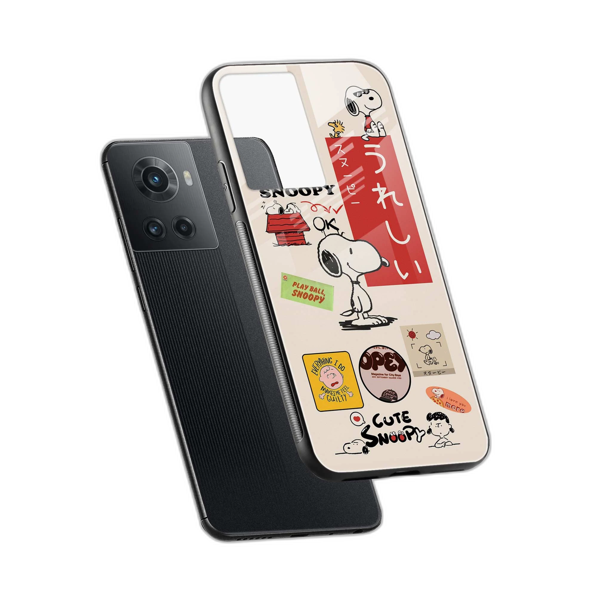 Snoopy OnePlus 10R Back Cover view 2