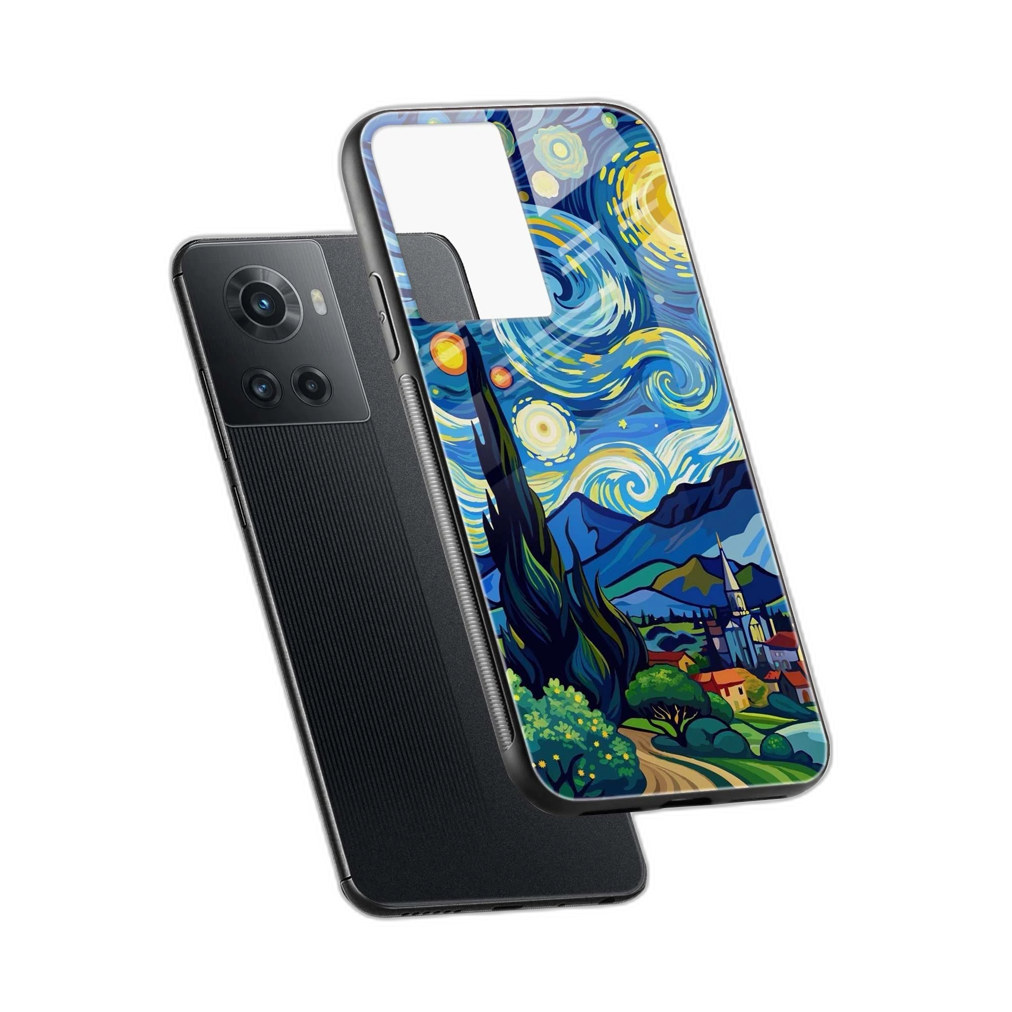 Starry Night OnePlus 10R Back Cover view 2