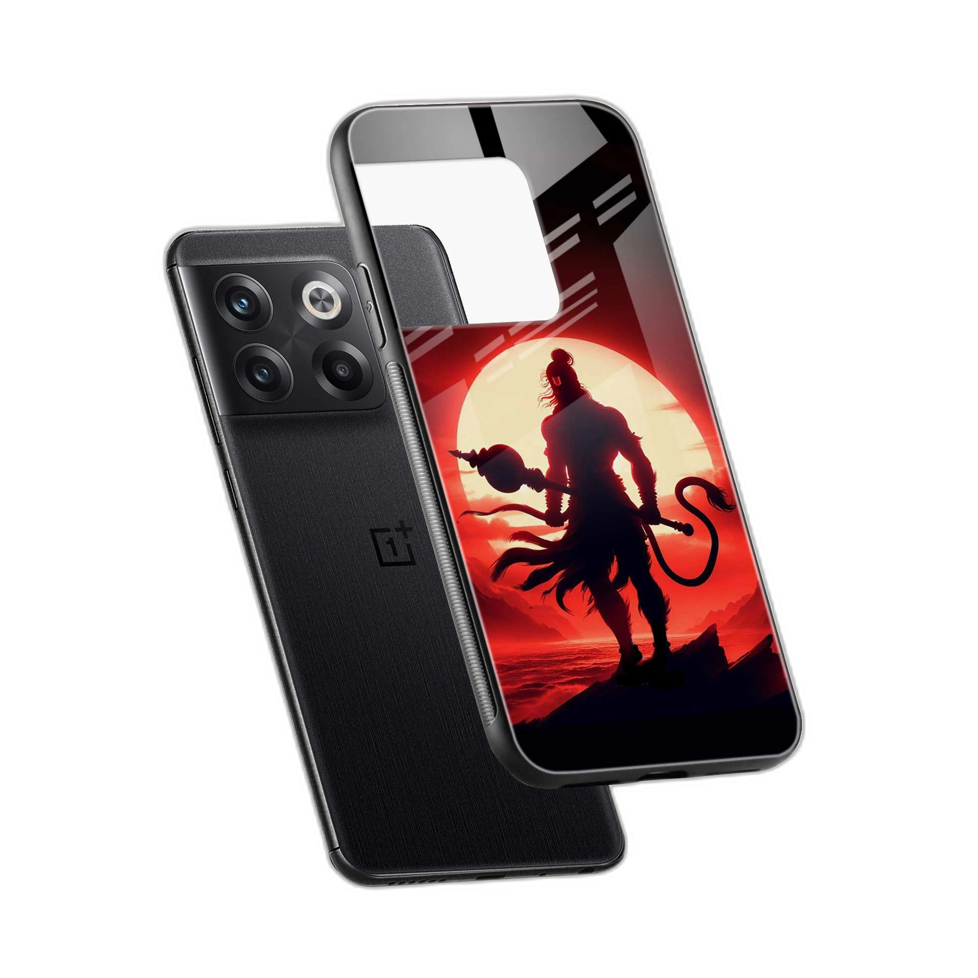 Bajrangbali OnePlus 10T Back Cover view 2