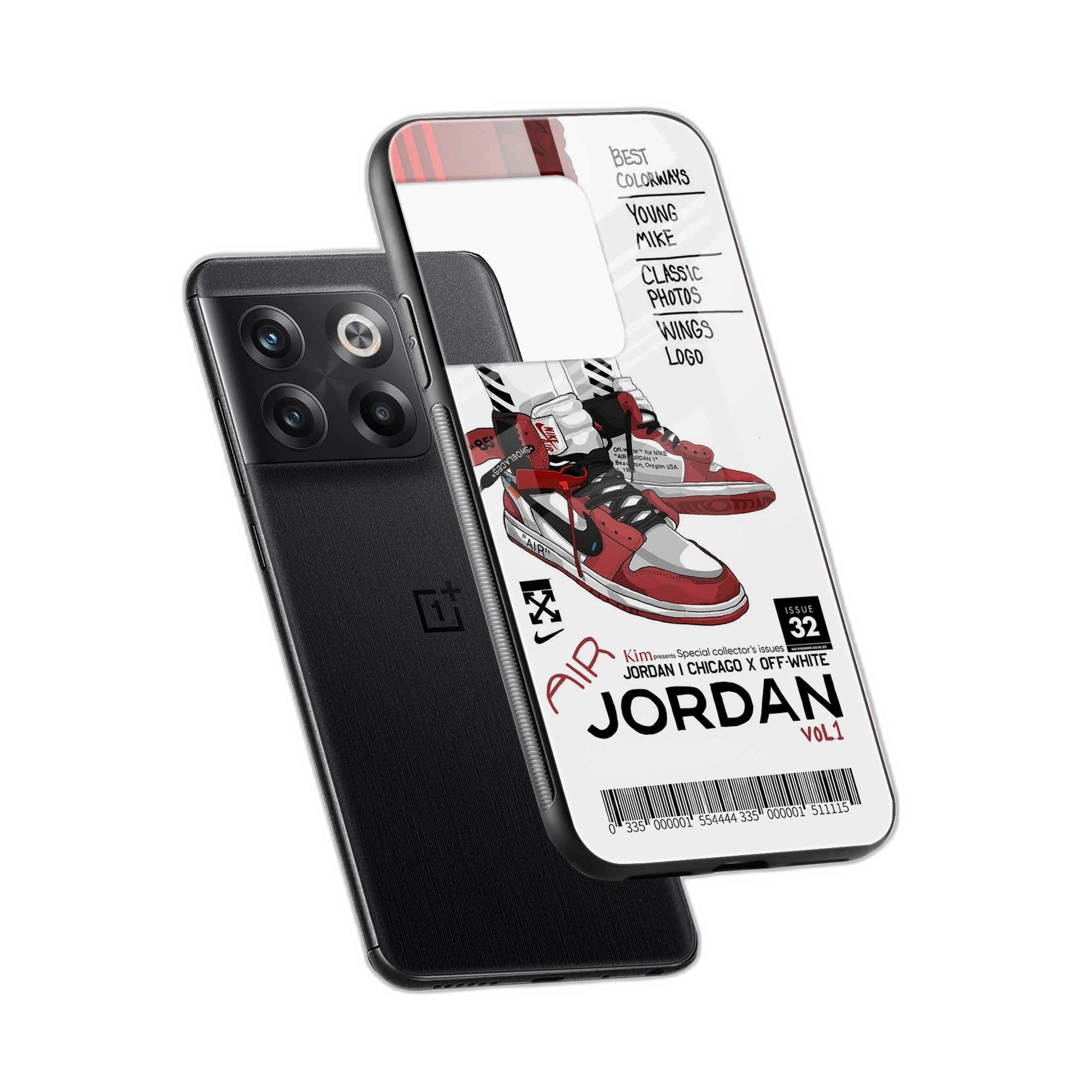 Red Sneakers OnePlus 10T Back Cover view 2