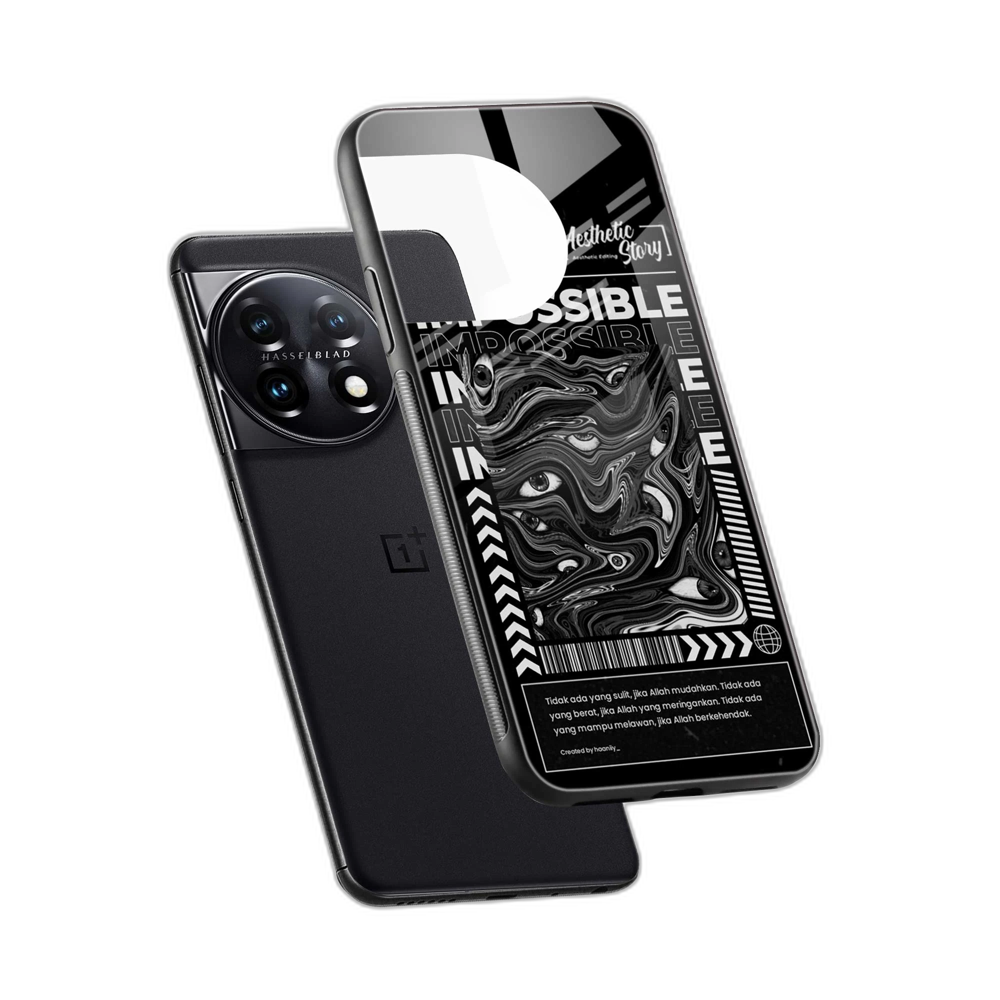 Impossible OnePlus 11r Back Cover view 2