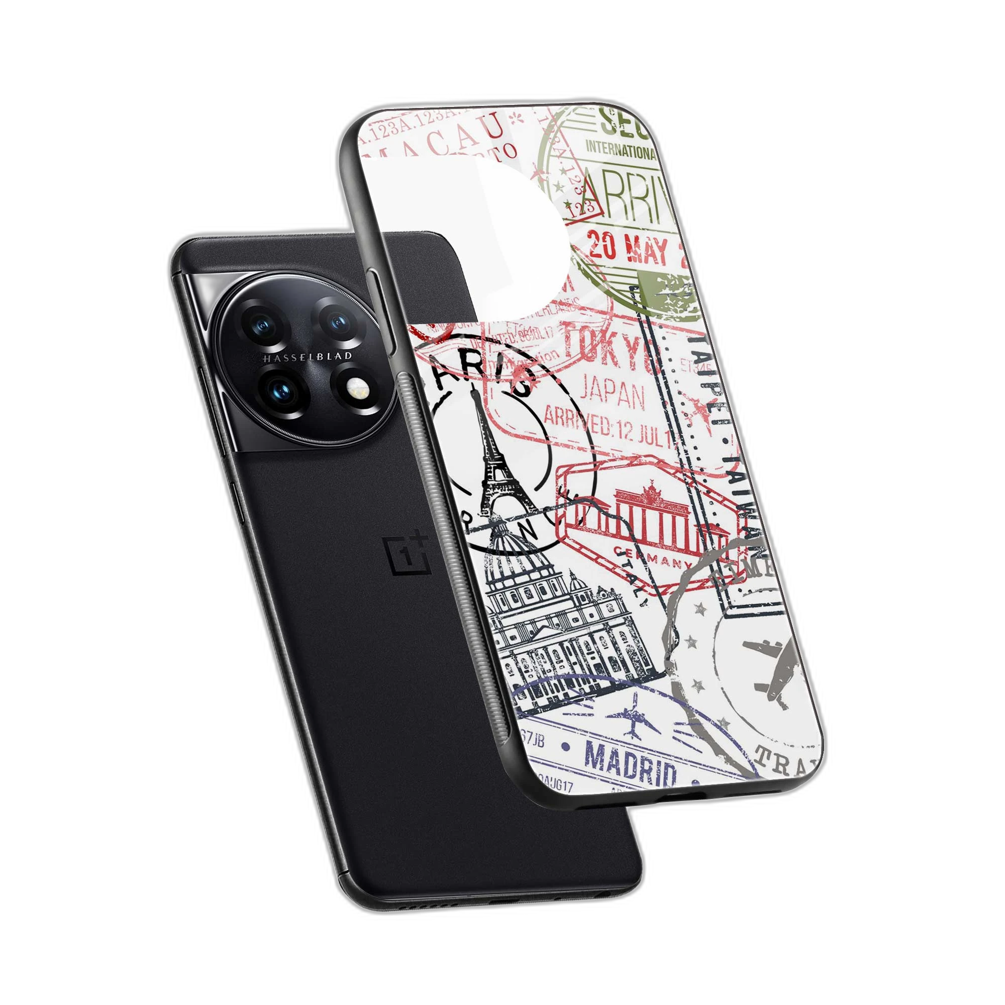 Stamp OnePlus 11r Back Cover view 2