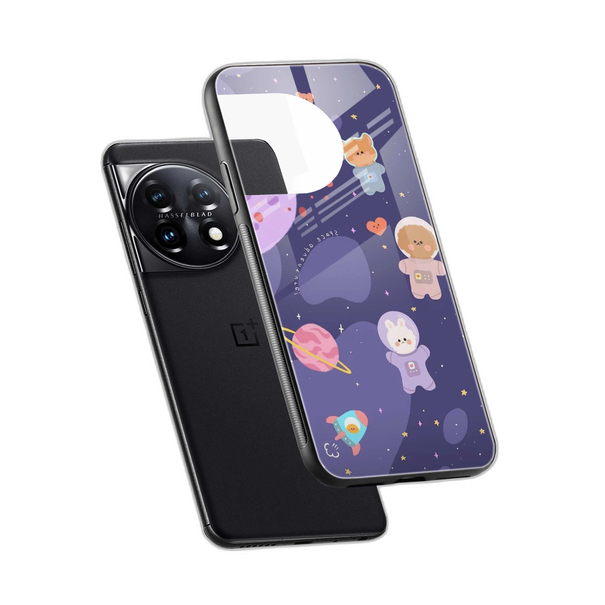 Teddy Space OnePlus 11r Back Cover view 2