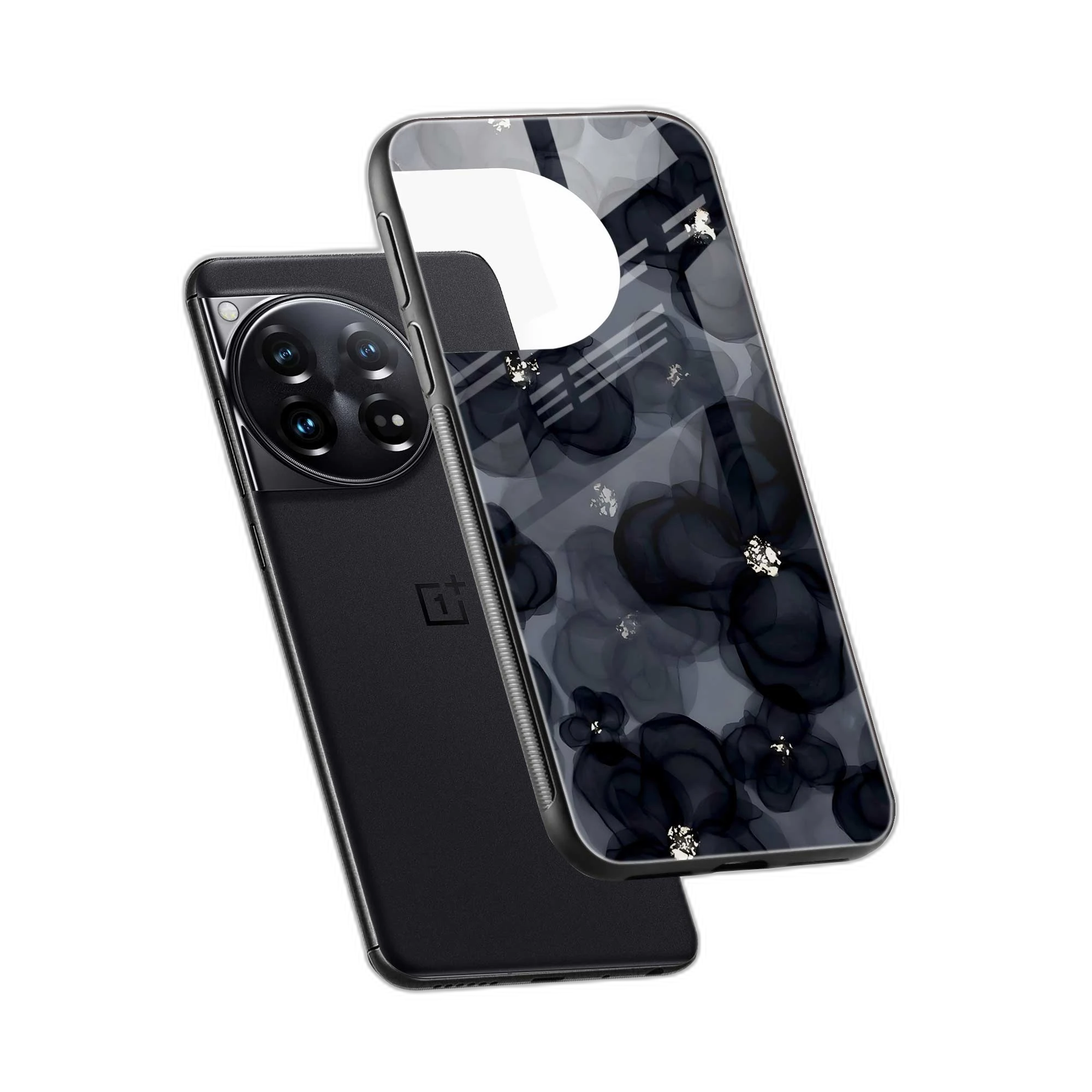 Black Beauty OnePlus 12 Back Cover view 2