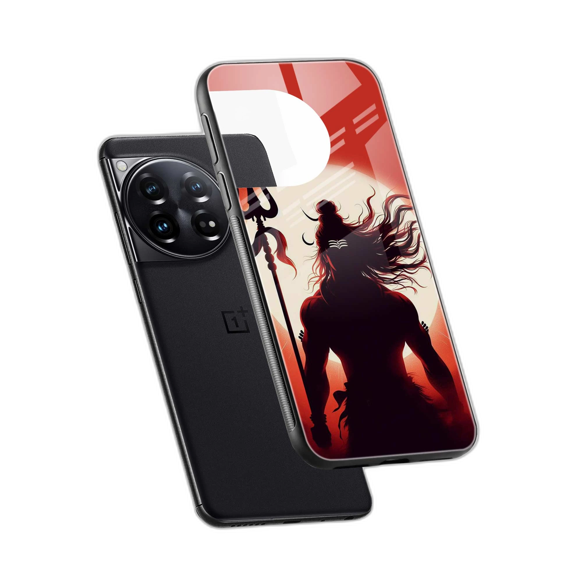 Lord Shiva OnePlus 12 Back Cover view 2