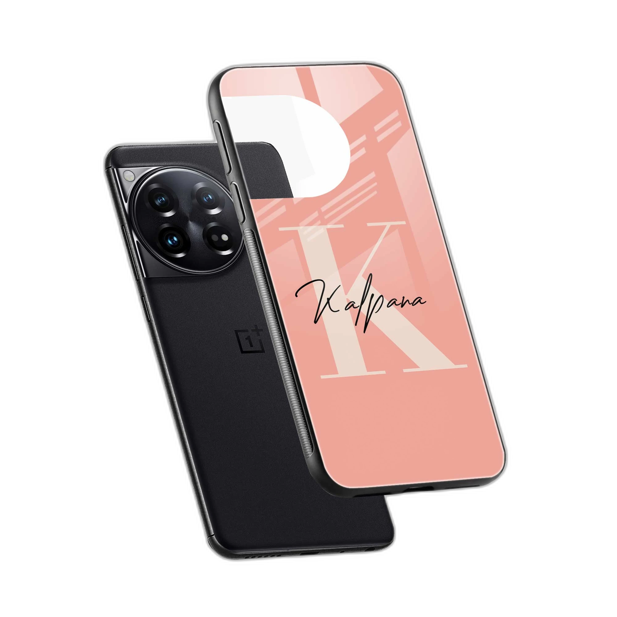 Personalised Name OnePlus 12 Back Cover view 2