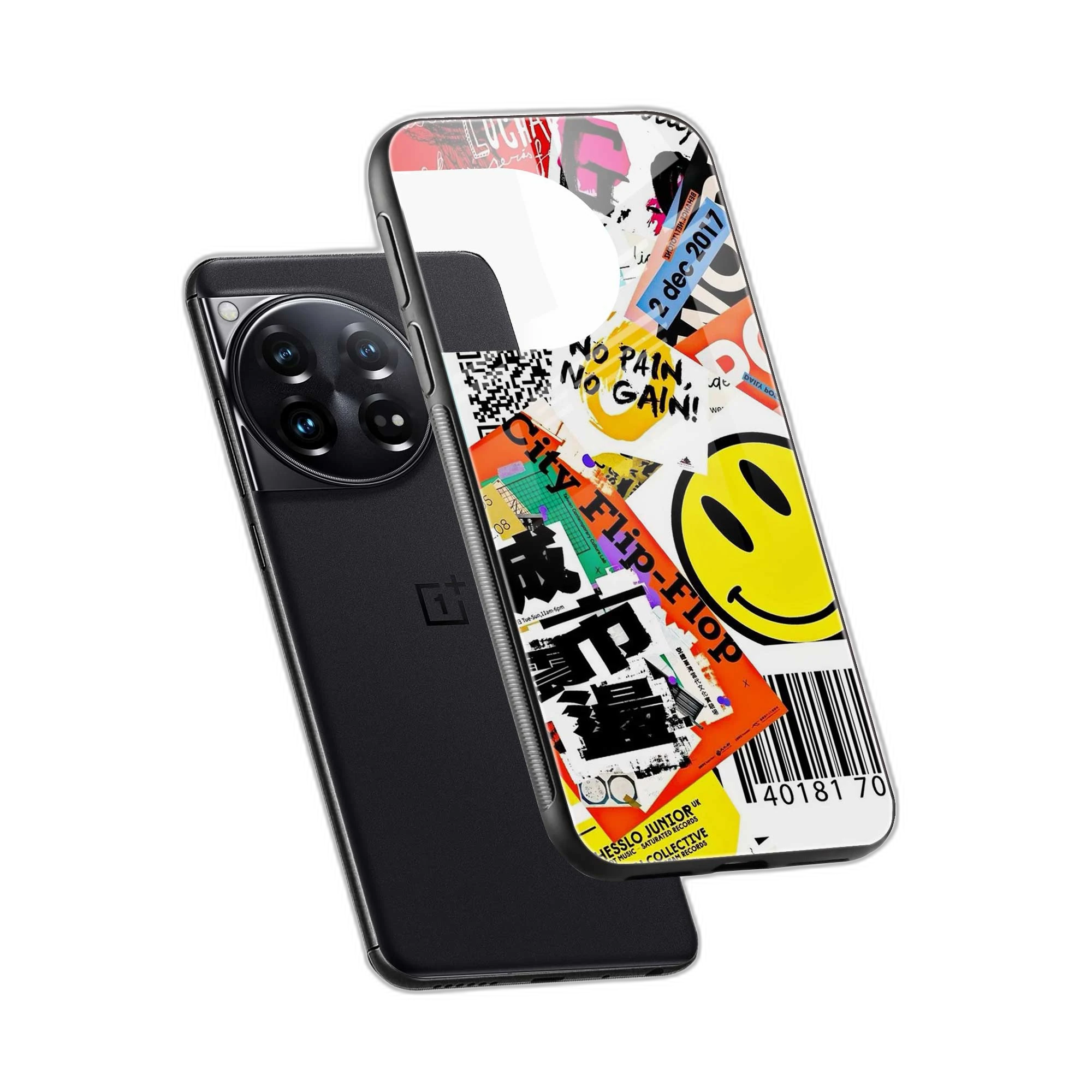 Smiley OnePlus 12 Back Cover view 2