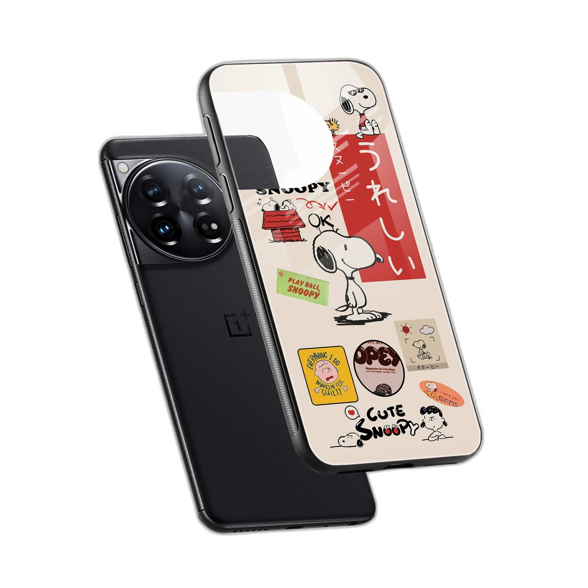 Snoopy OnePlus 12 Back Cover view 2