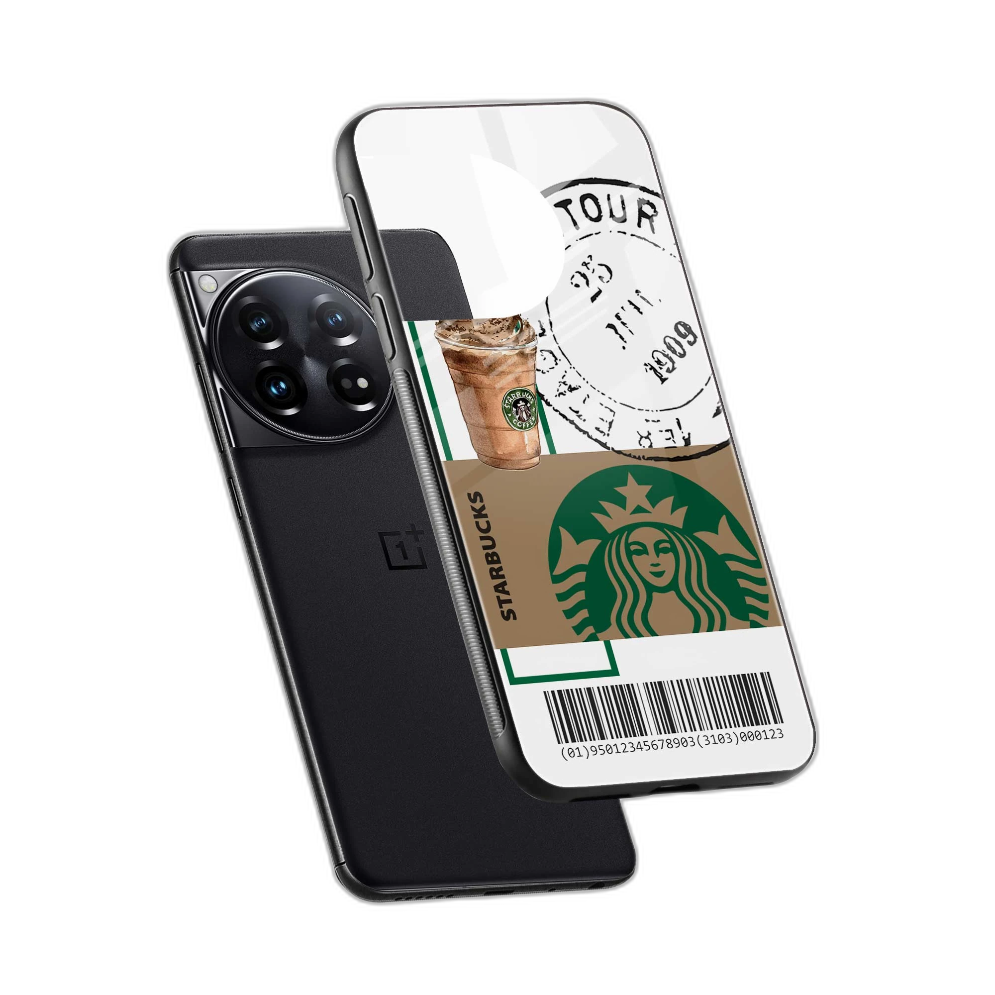 Starbucks OnePlus 12 Back Cover view 2