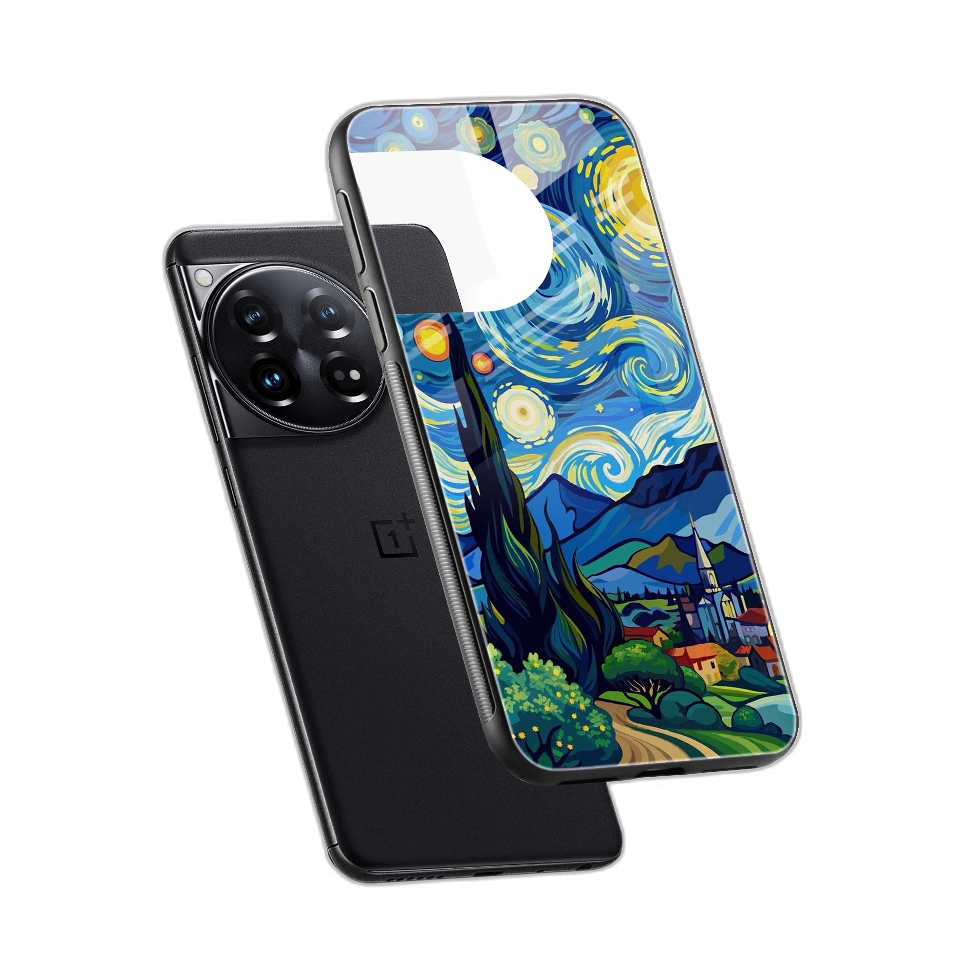 Starry Night OnePlus 12 Back Cover view 2