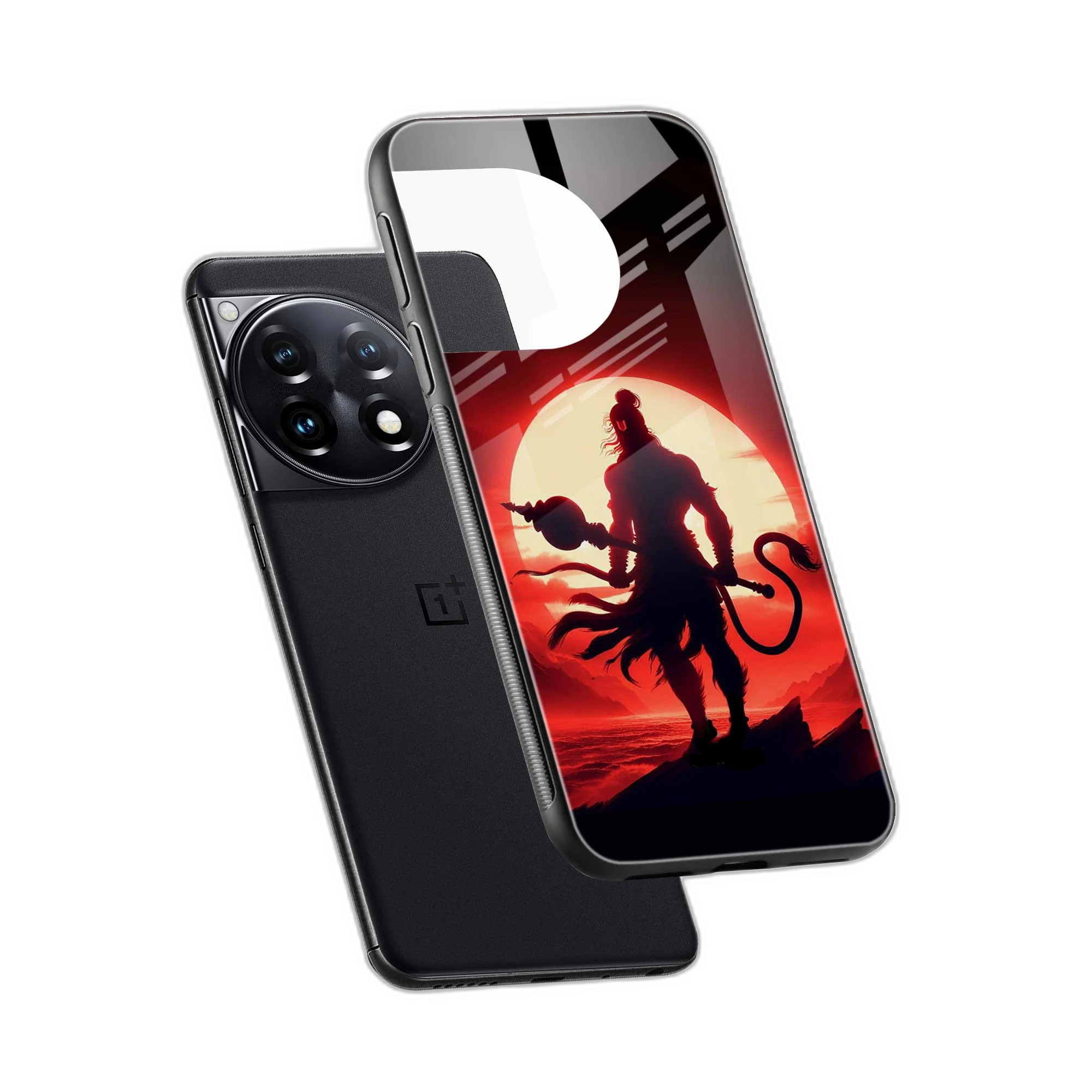 Bajrangbali OnePlus 12r Back Cover view 2