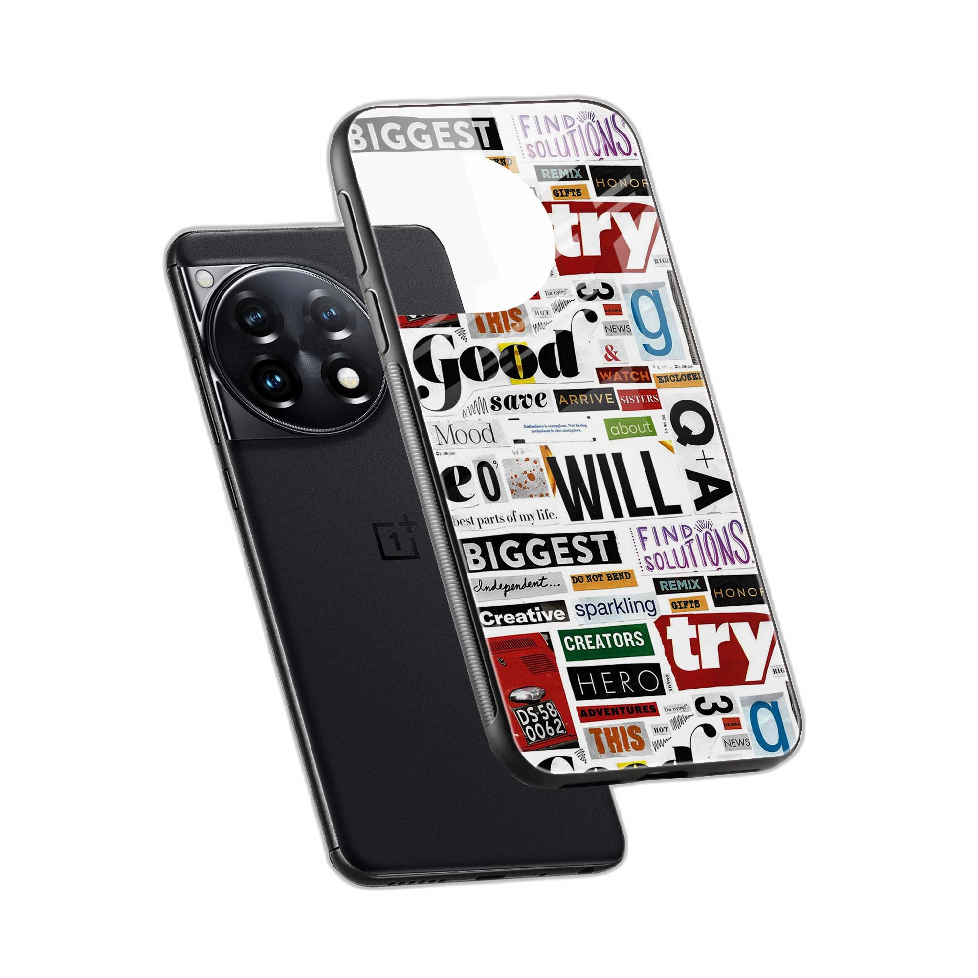 Paper Cutting OnePlus 12r Back Cover view 2