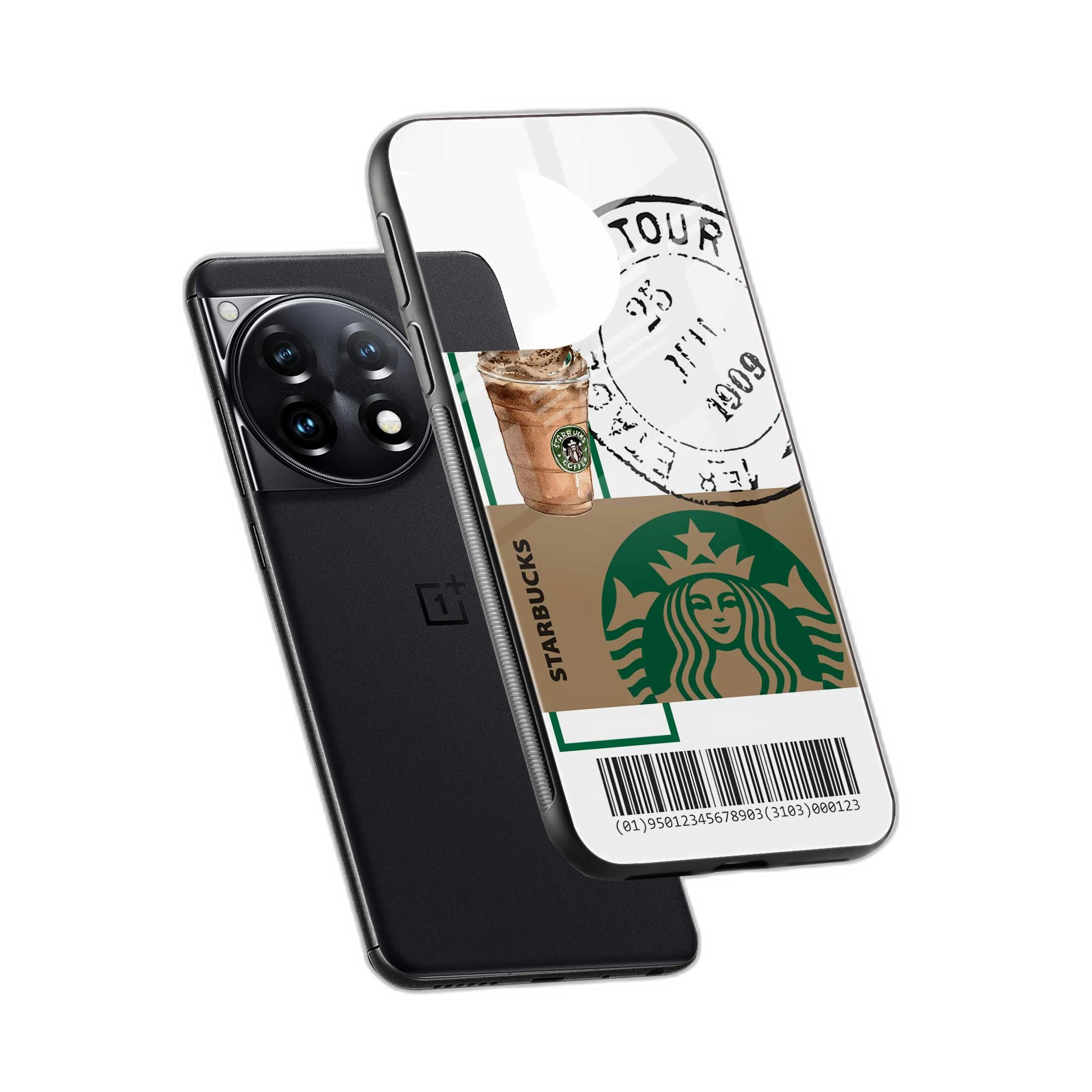 Starbucks OnePlus 12r Back Cover view 2