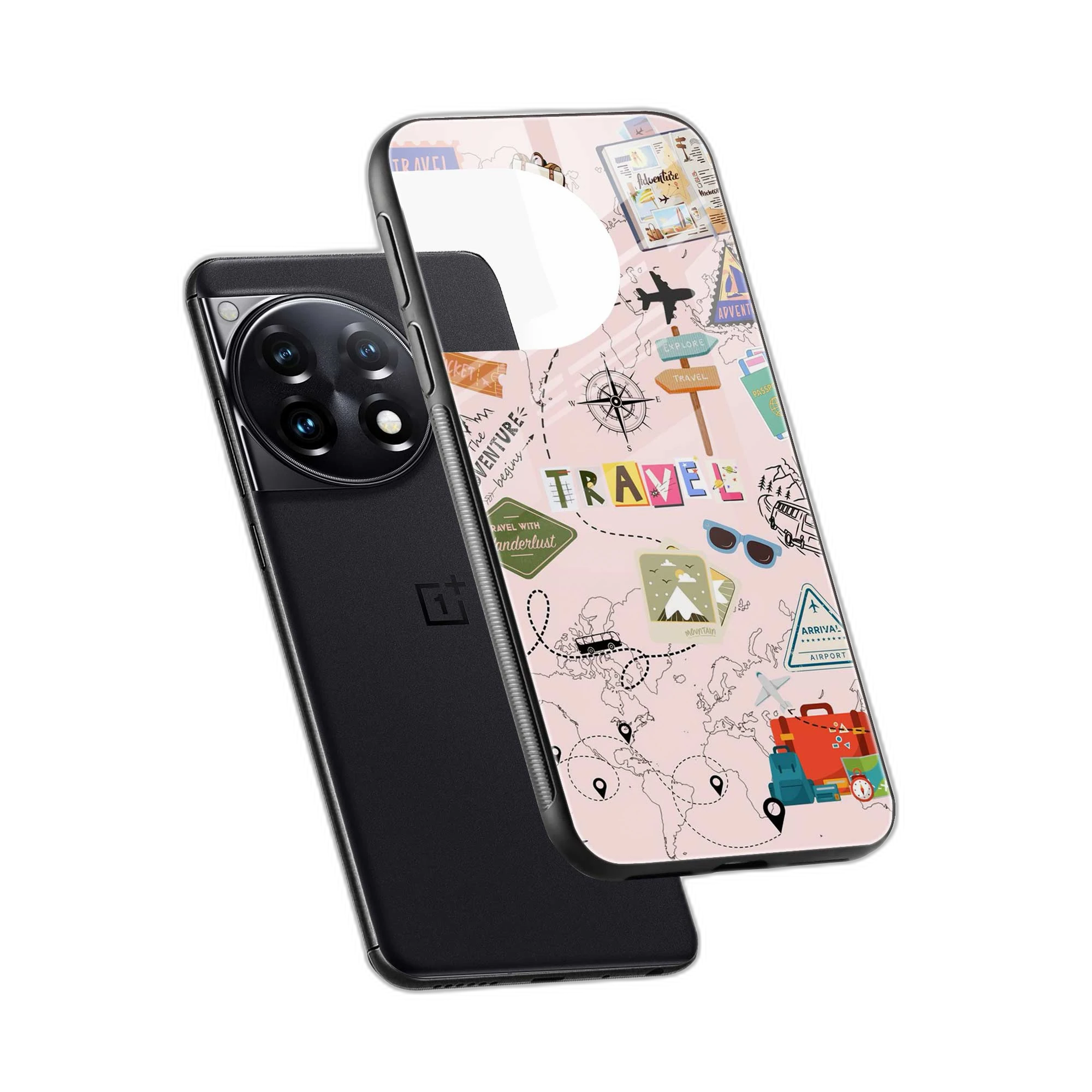 Traveler OnePlus 12r Back Cover view 2