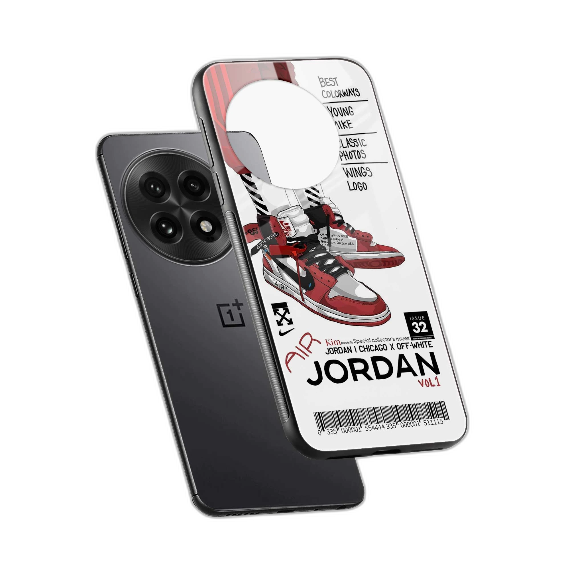 Red Sneakers OnePlus 13 Back Cover view 2