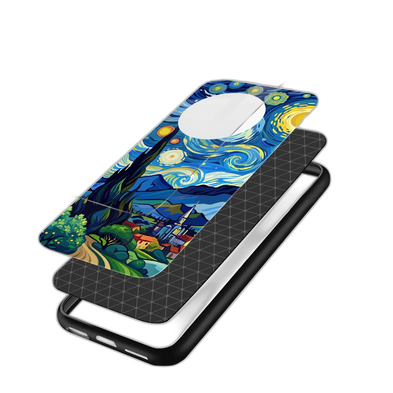 Starry Night OnePlus 13 Back Cover view 2