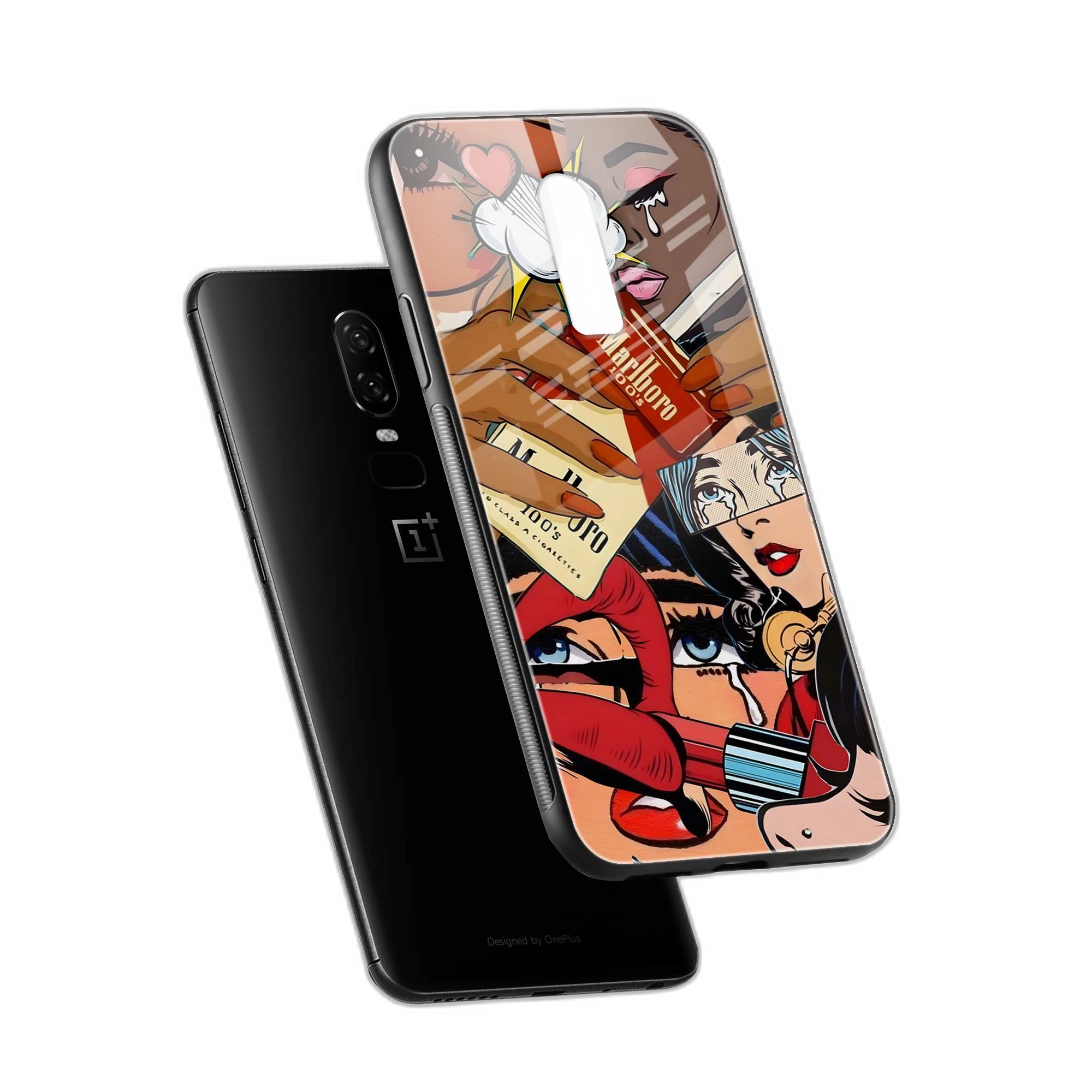 Bad Girl OnePlus 6 Back Cover view 2