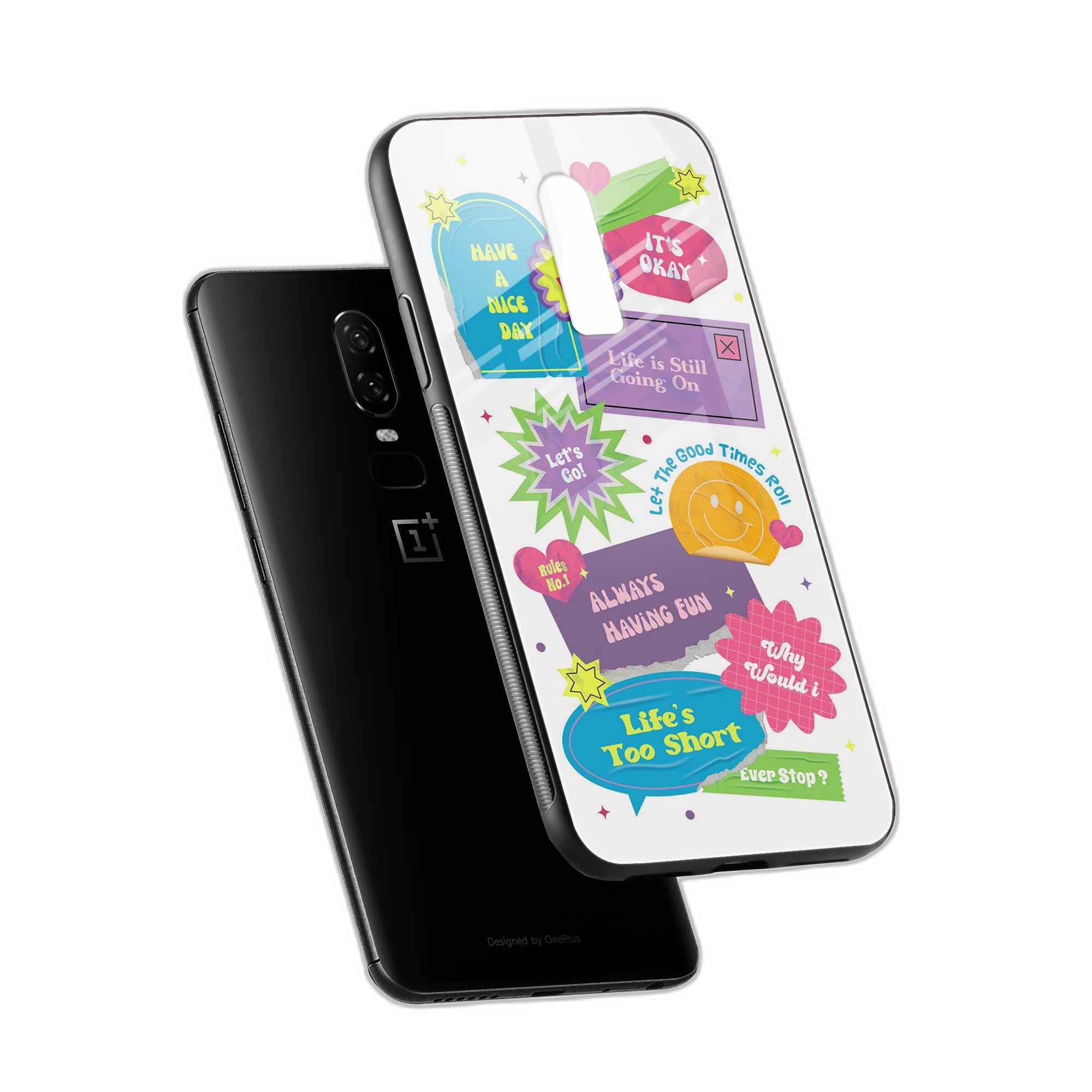 Having Fun OnePlus 6 Back Cover view 2