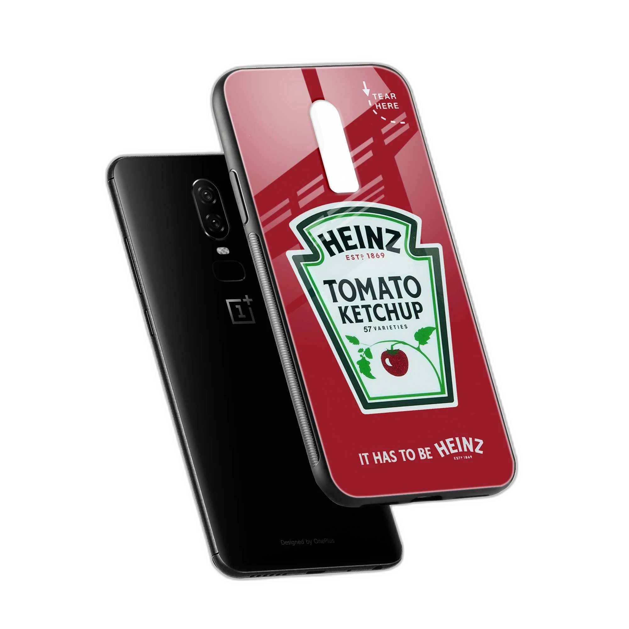 Ketchup OnePlus 6 Back Cover view 2