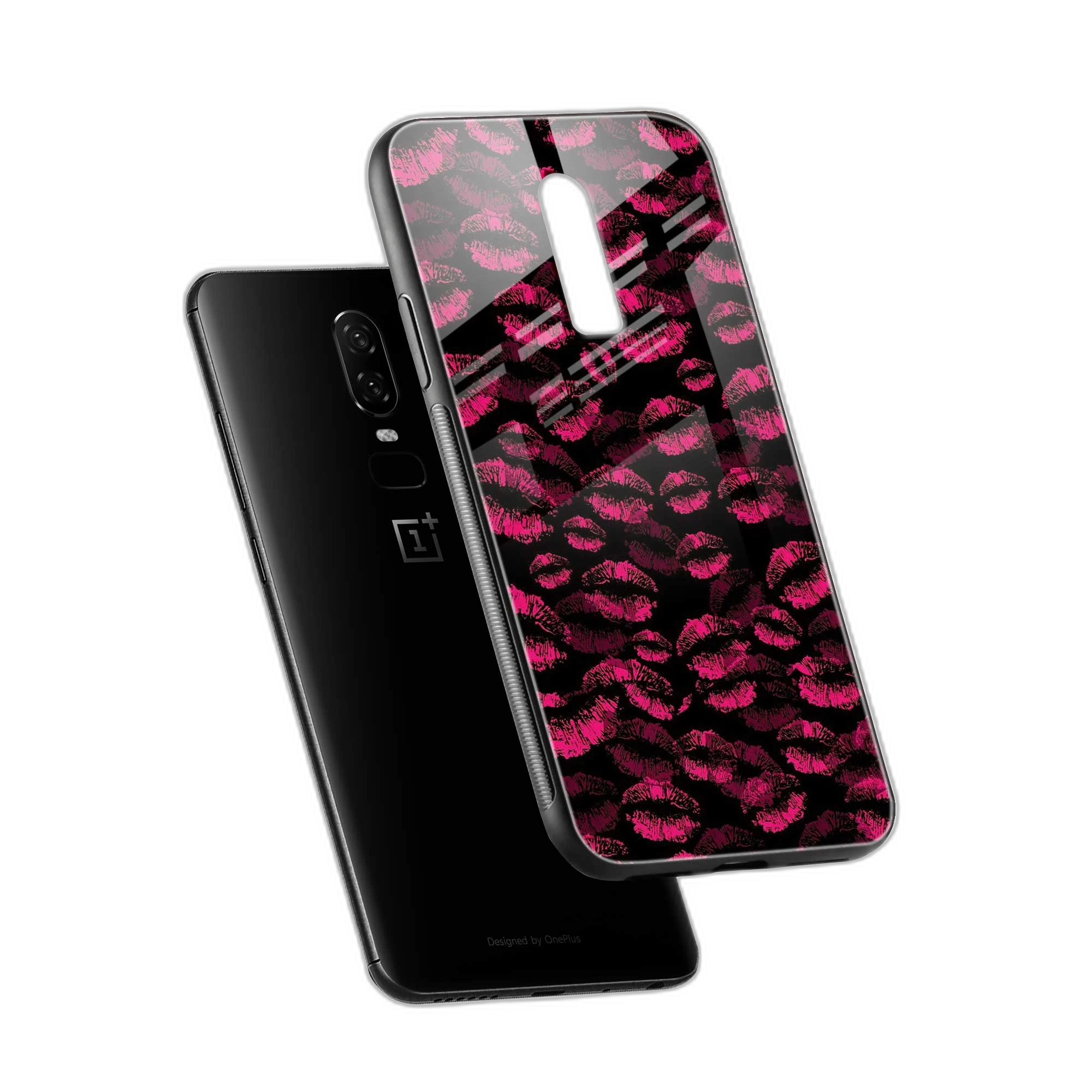 Kiss Me OnePlus 6 Back Cover view 2