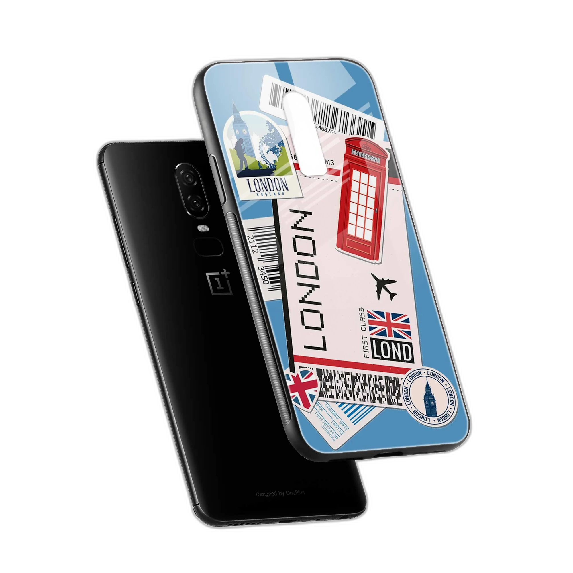 London OnePlus 6 Back Cover view 2