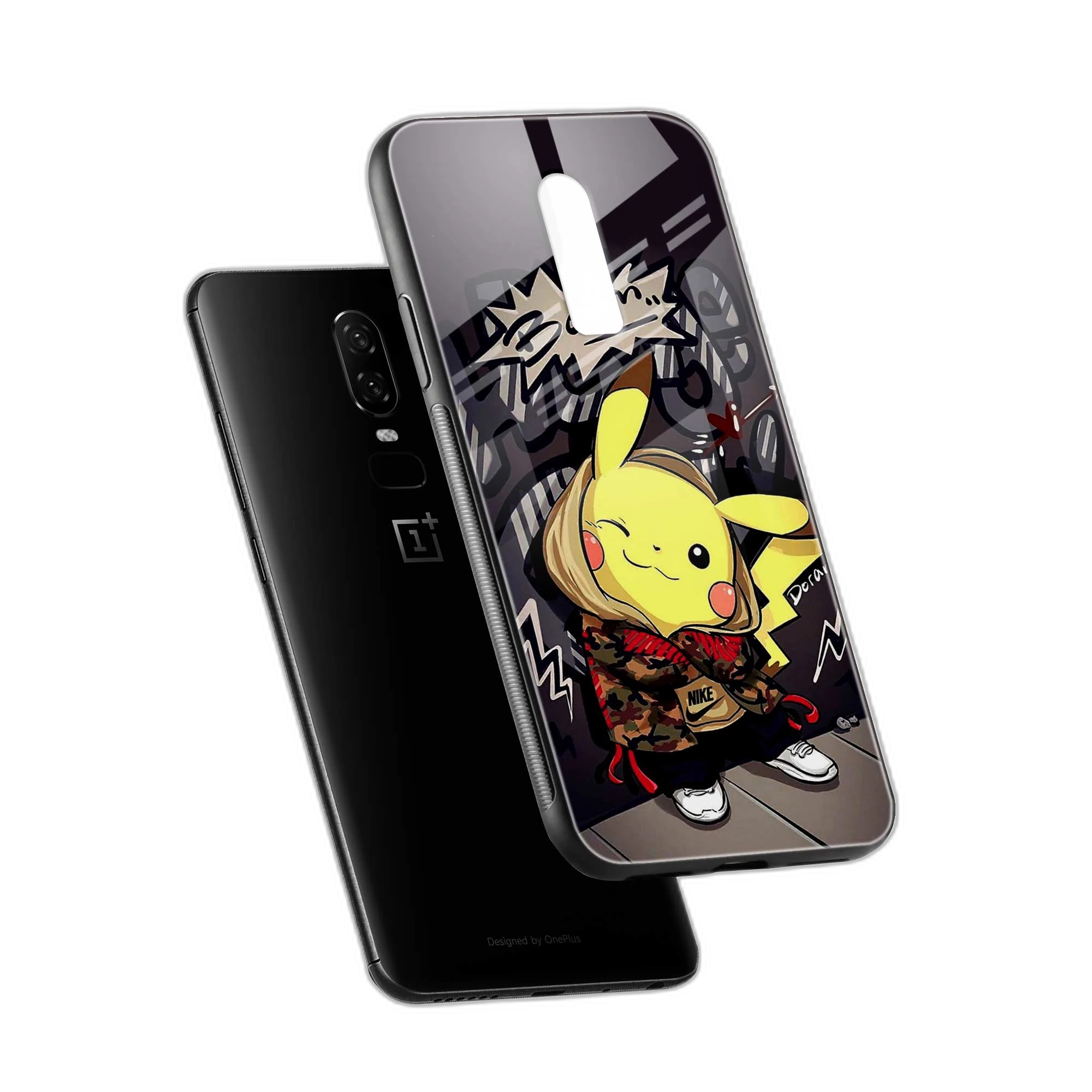 Pikachu OnePlus 6 Back Cover view 2