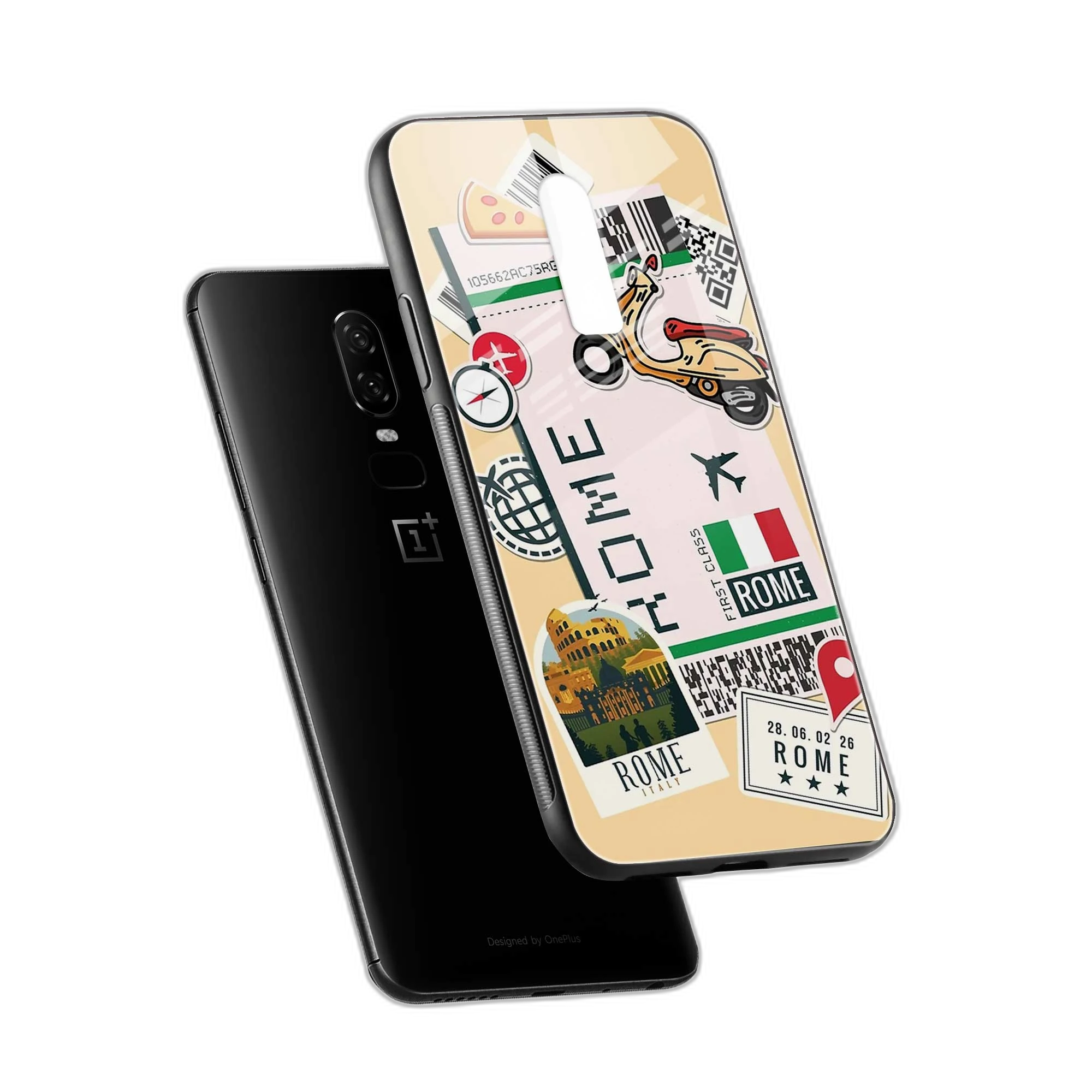 Rome OnePlus 6 Back Cover view 2