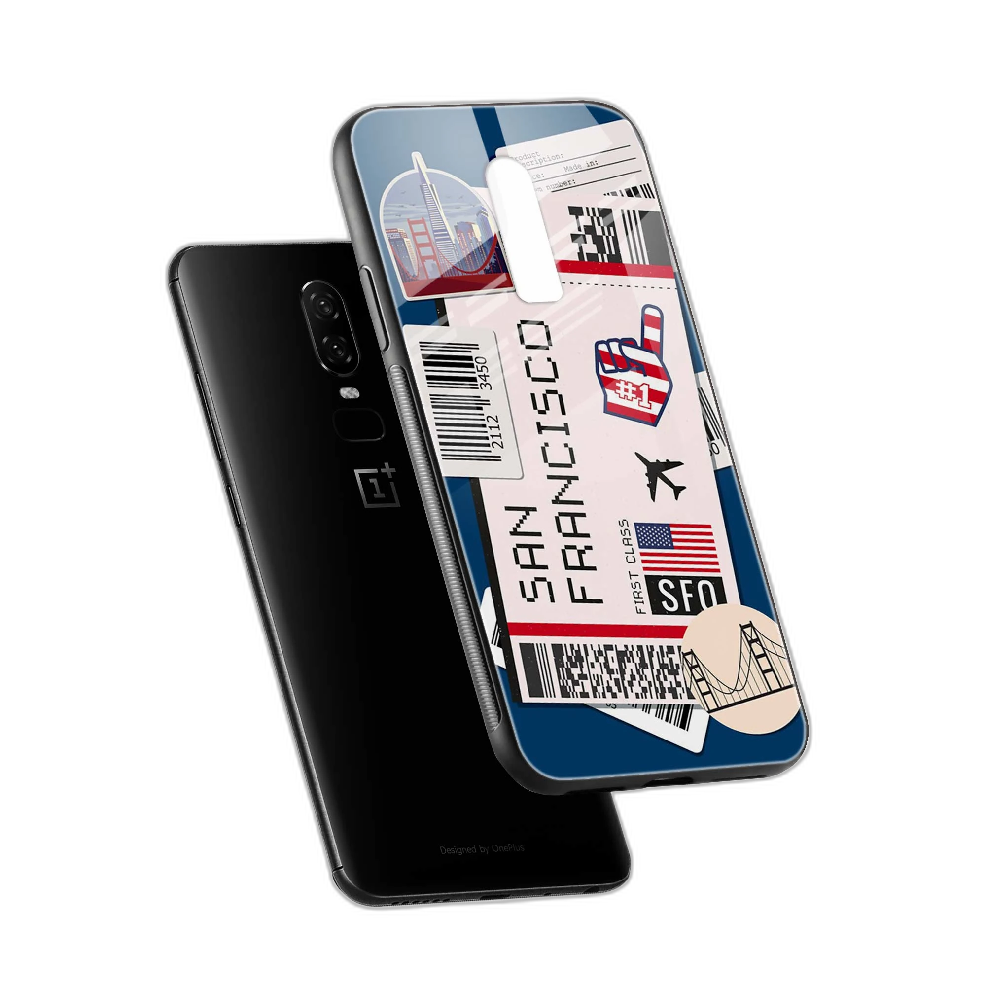 San Francisco OnePlus 6 Back Cover view 2
