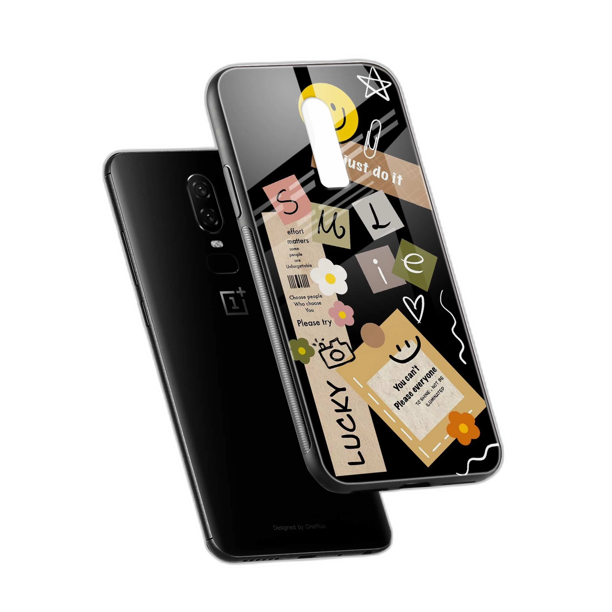 Stylish OnePlus 6 Back Cover view 2