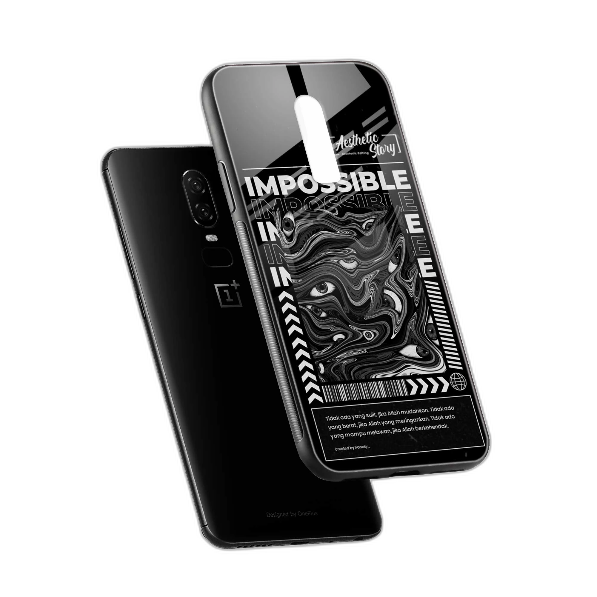 Impossible OnePlus 6T Back Cover view 2