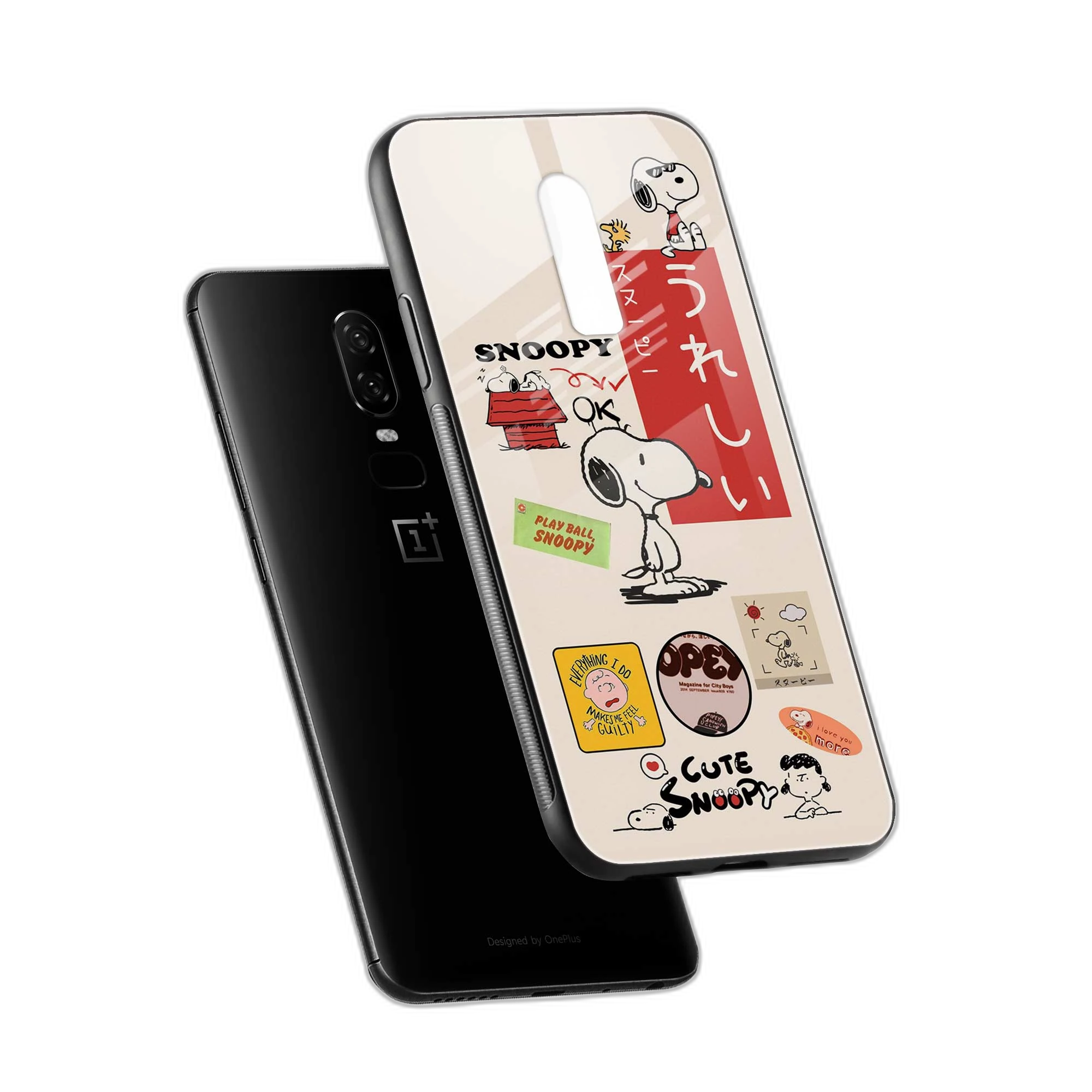 Snoopy OnePlus 6T Back Cover view 2