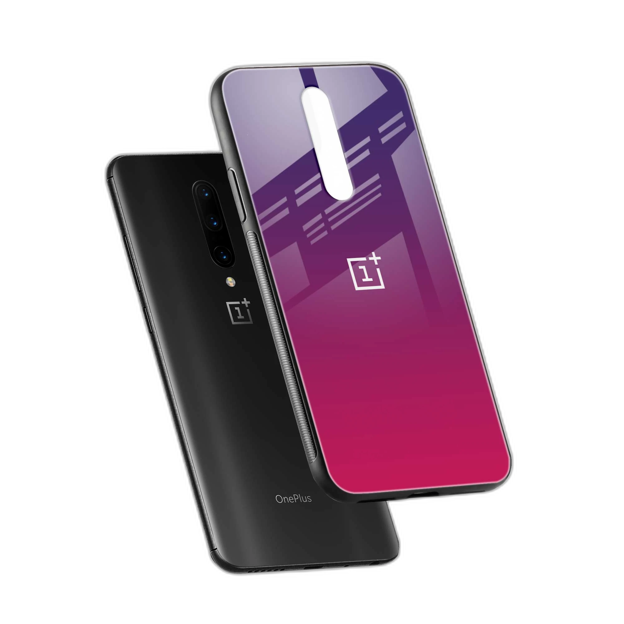 Pink Rise OnePlus 7 Pro Back Cover view 2