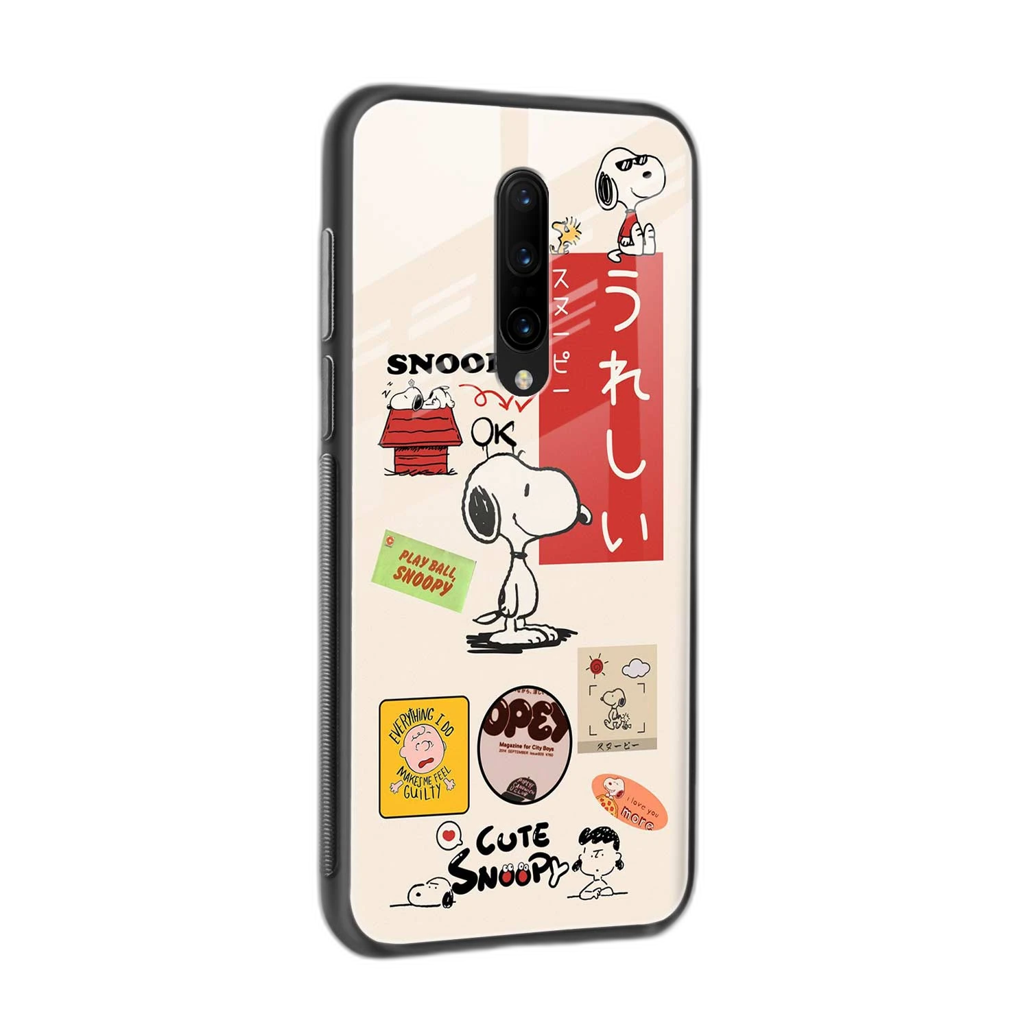 Snoopy OnePlus 7 Pro Back Cover view 2